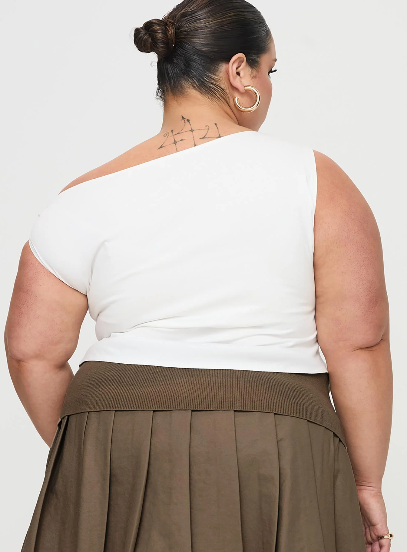 Karre Off The Shoulder Top White Curve - Image 5