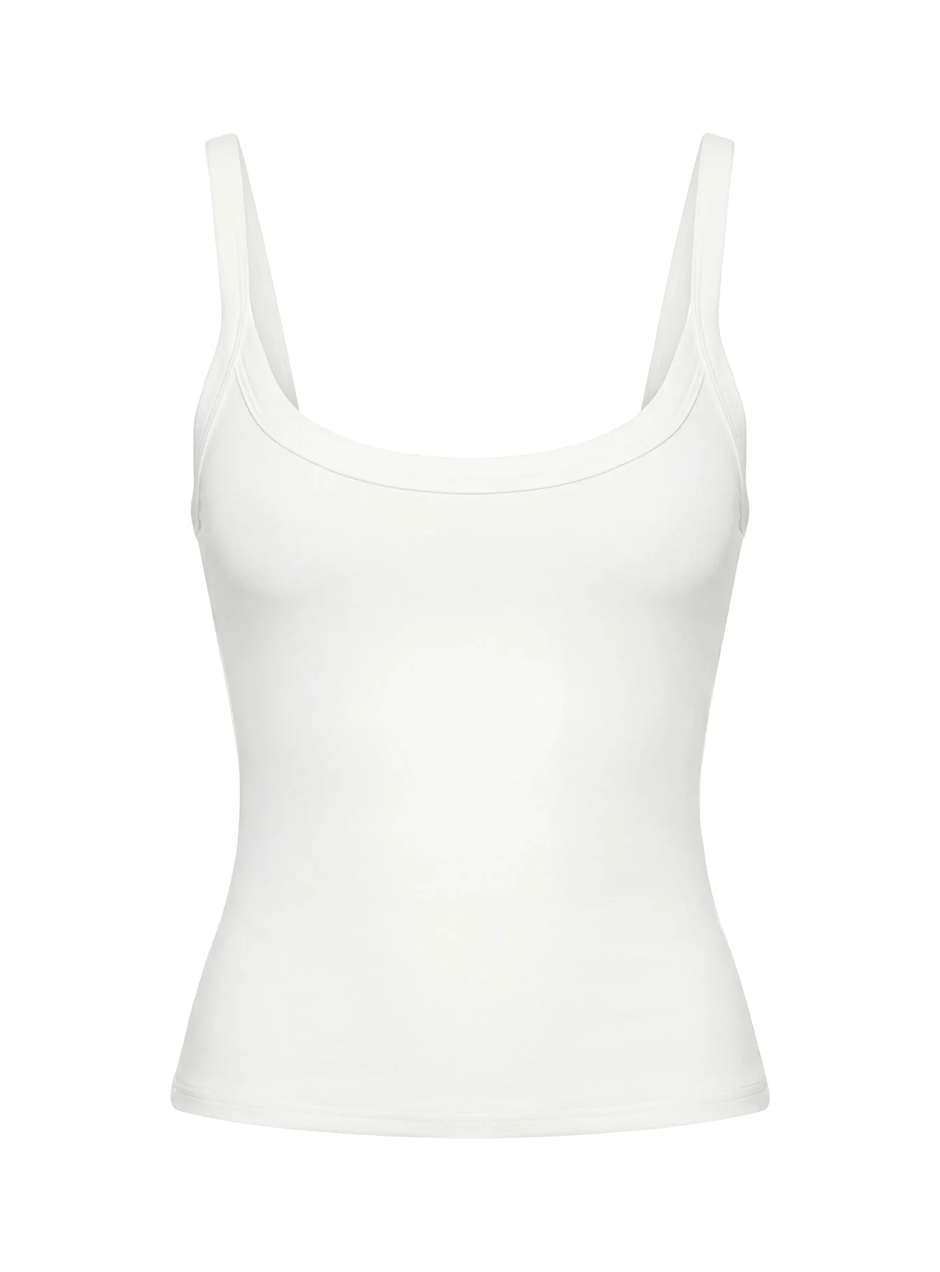 Kasper Cinched Longline Tank Top White - Image 13