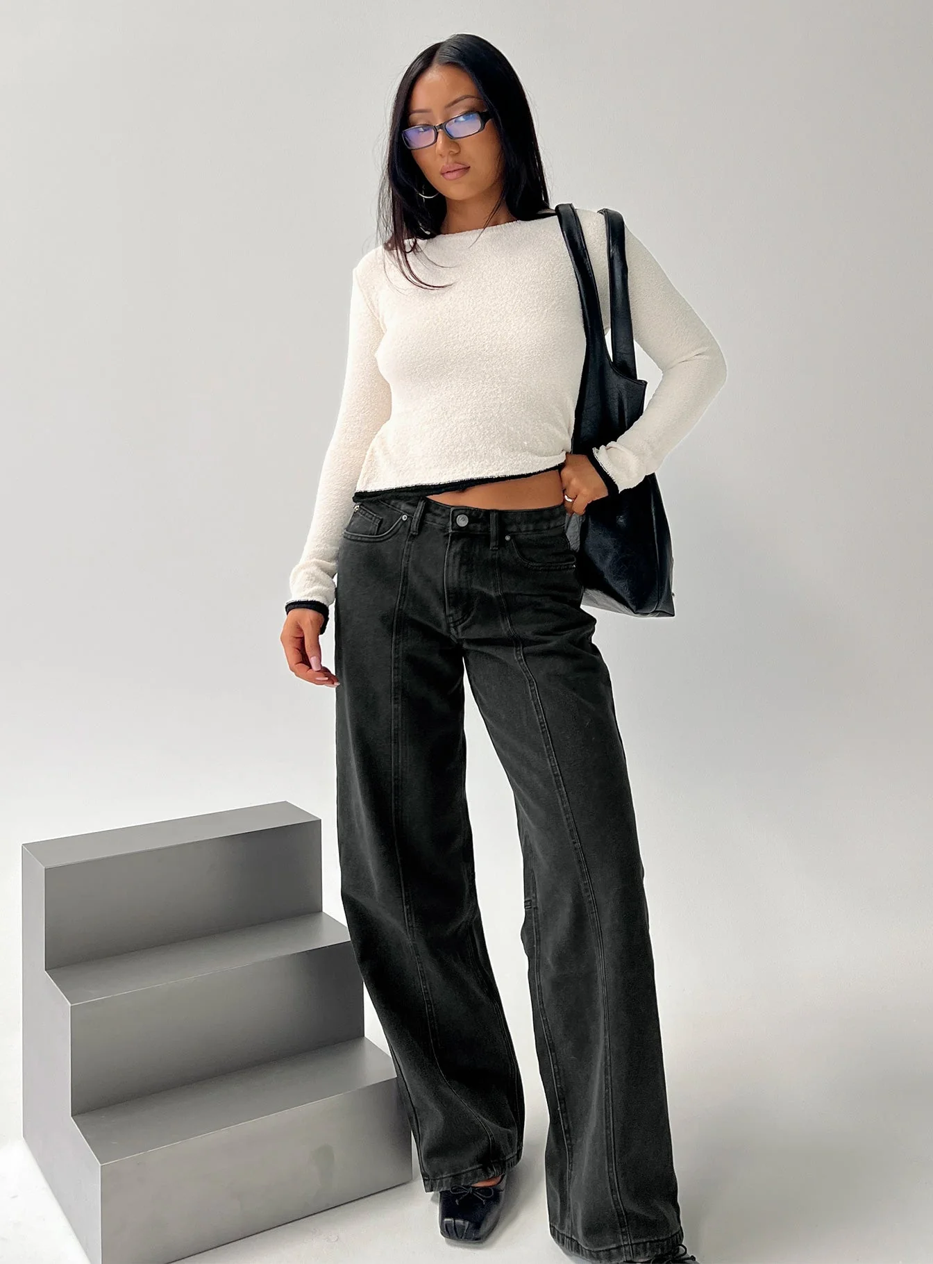 Keree Lightweight Knit Sweater Cream - Image 8