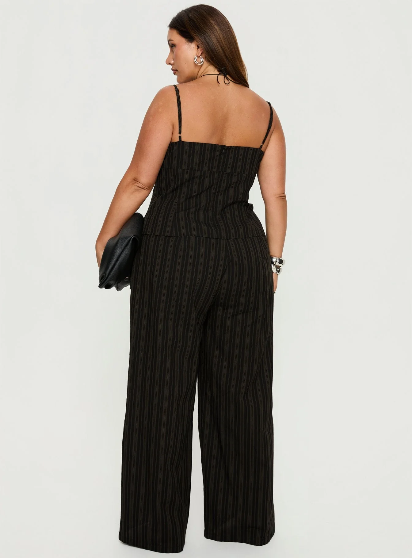 Kierstyn Corset Set Black Stripe Curve - Image 5