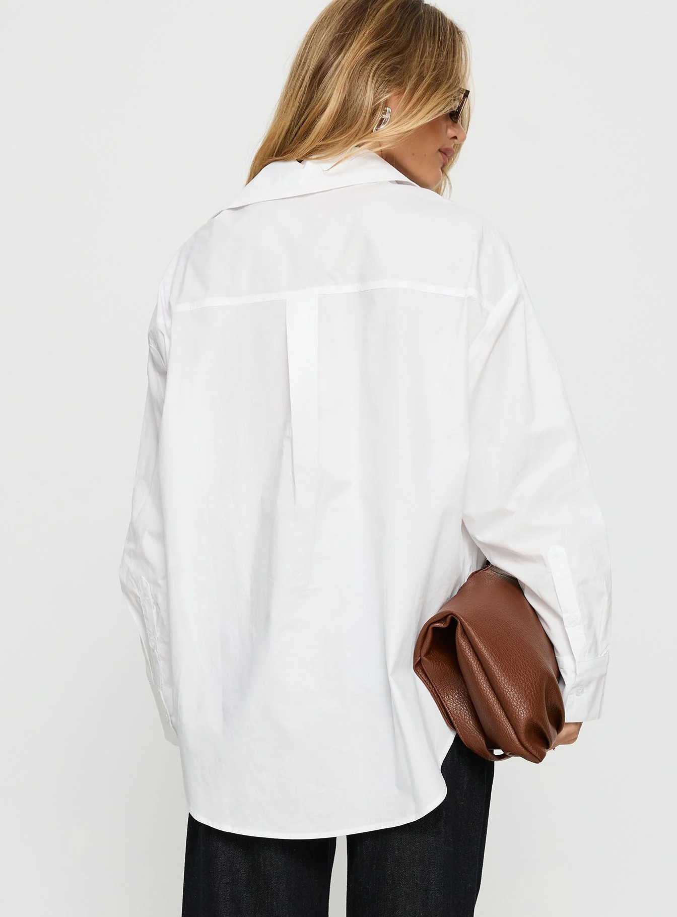 Kodhi Oversized Long Sleeve Top White - Image 5
