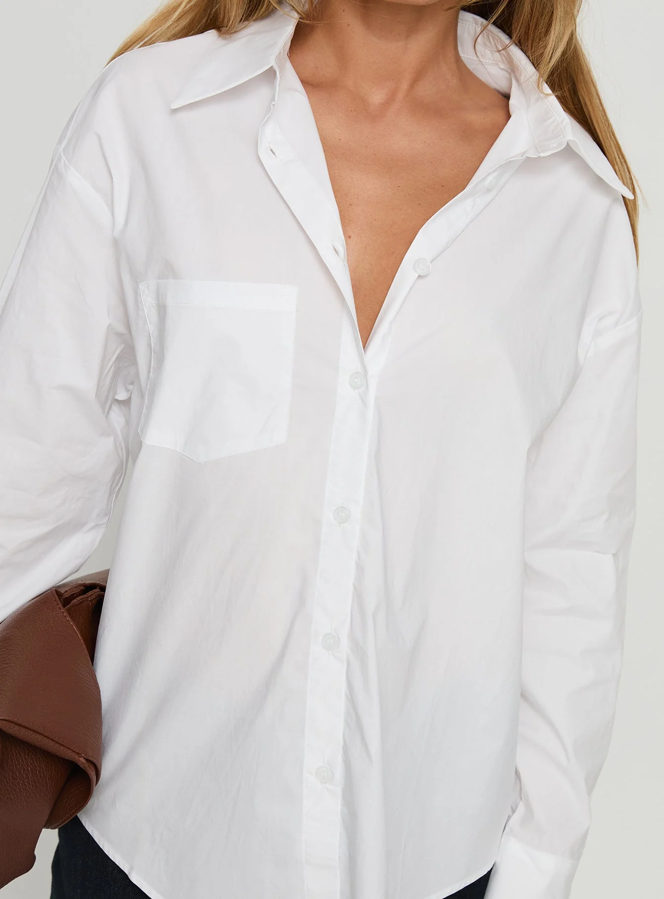 Kodhi Oversized Long Sleeve Top White - Image 6