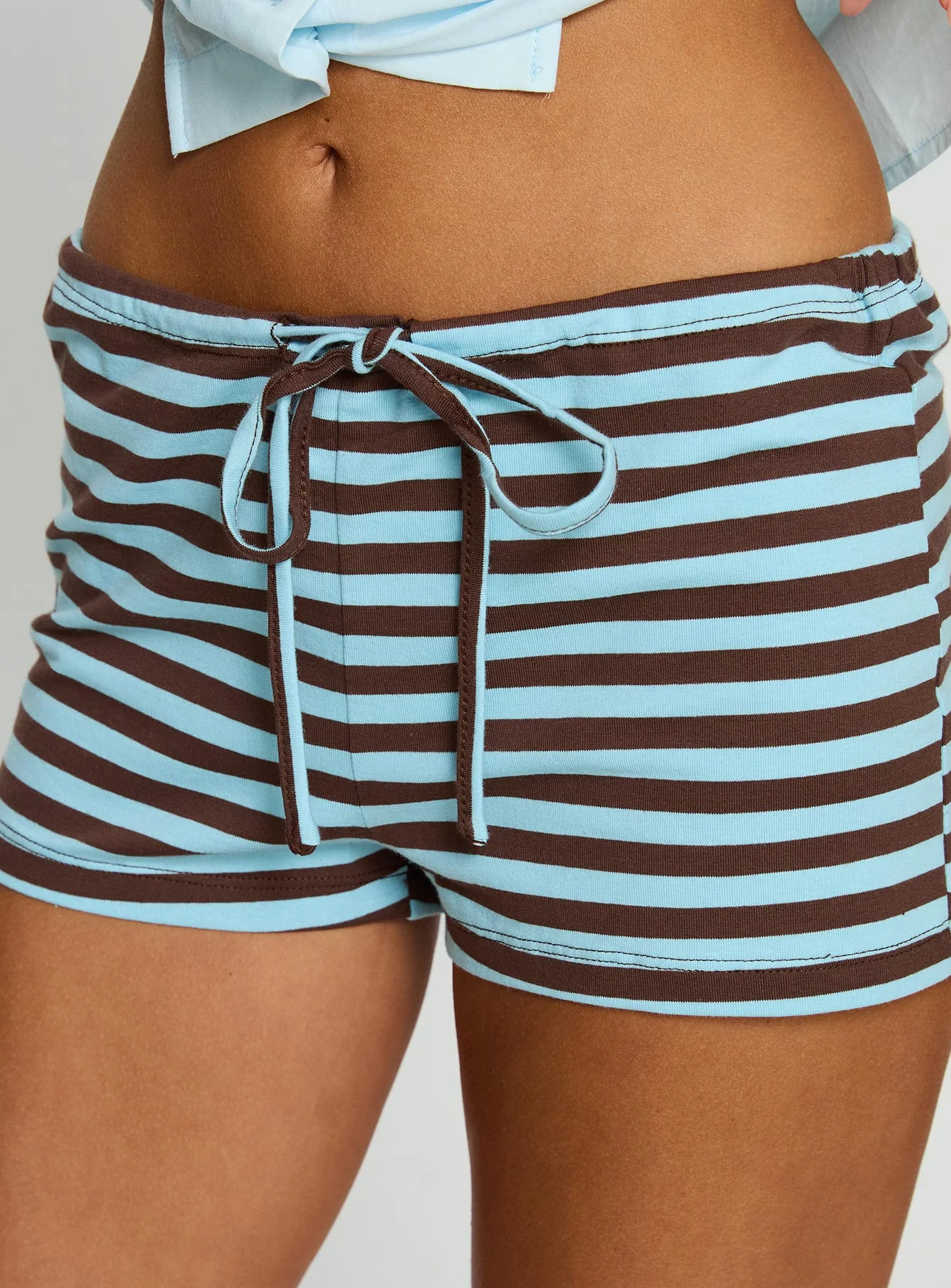 Kourt Bloomer Shorts Chocolate Sea Stripe - Image 6