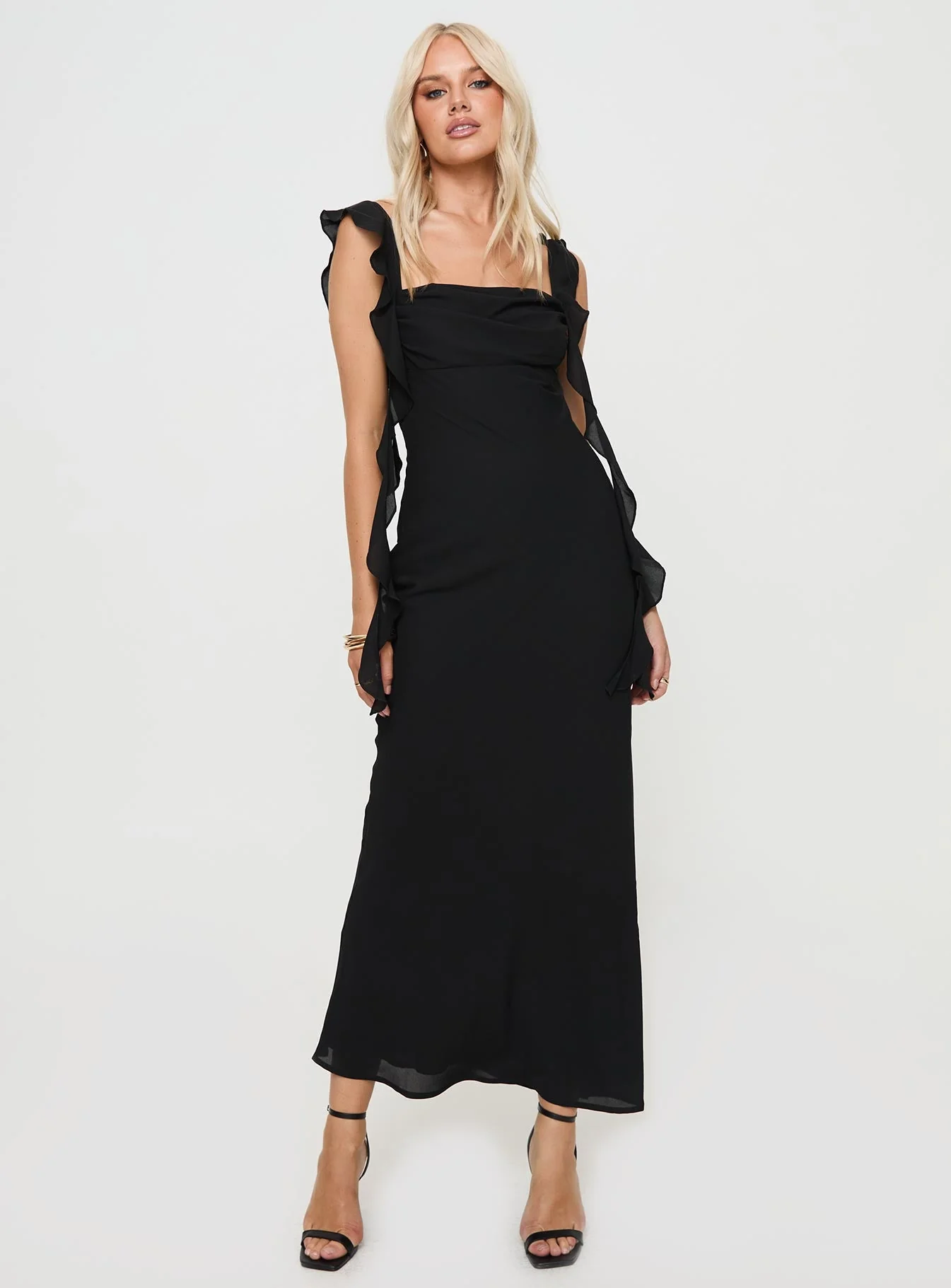 Lanai Maxi Dress Black - Image 3