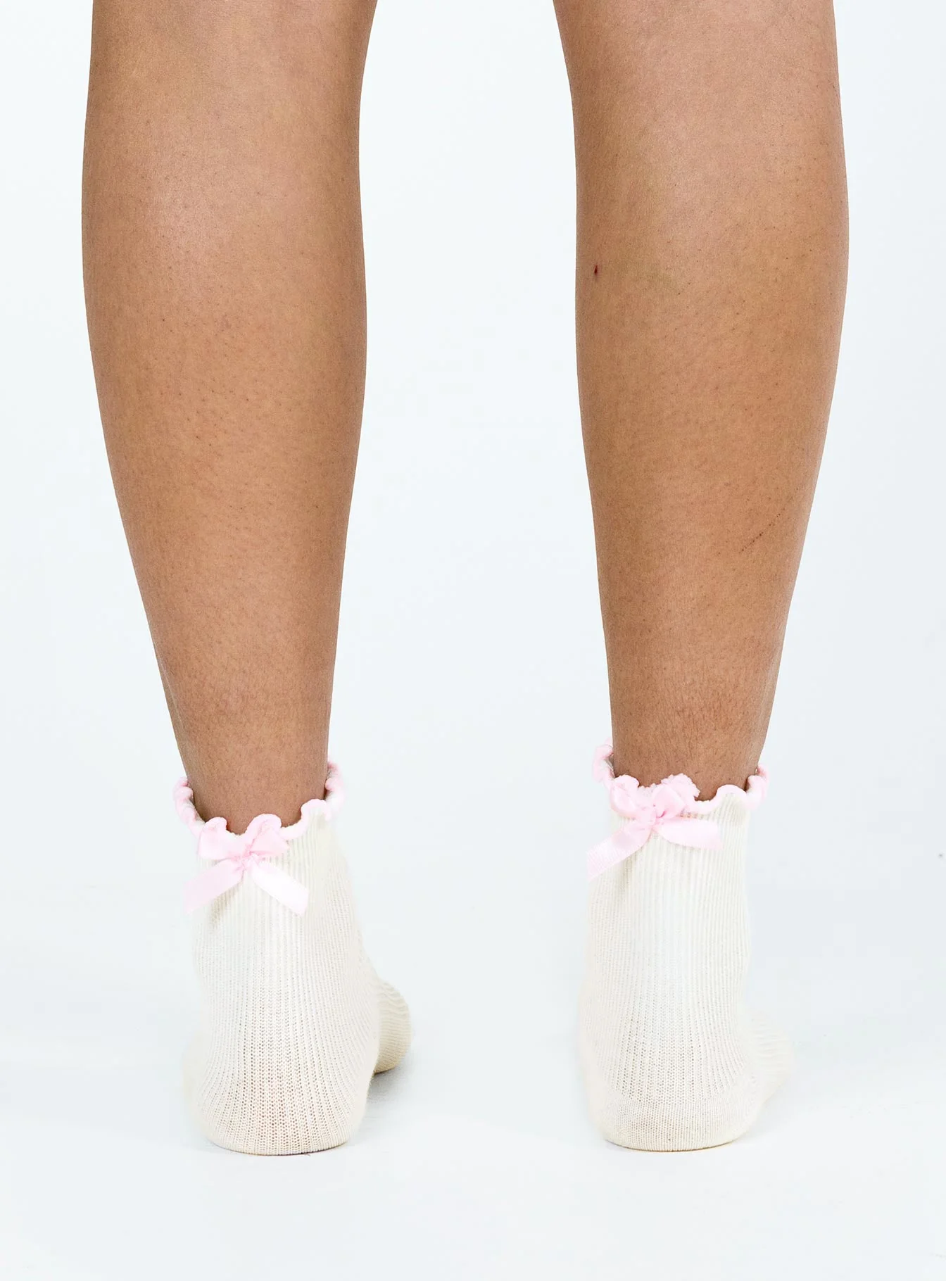 Lanter Socks Cream / Pink - Image 4