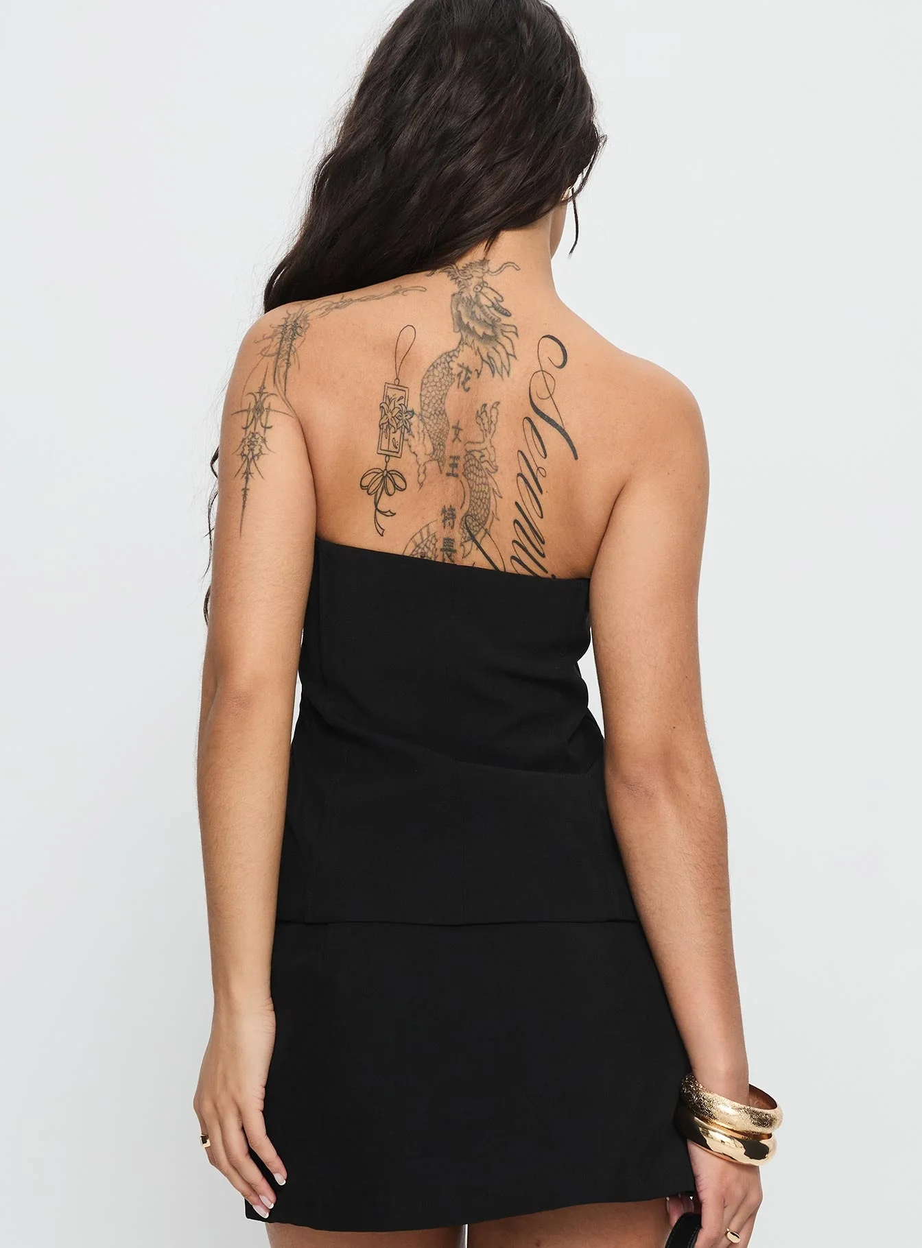 Lavish Living Strapless Top Black - Image 5