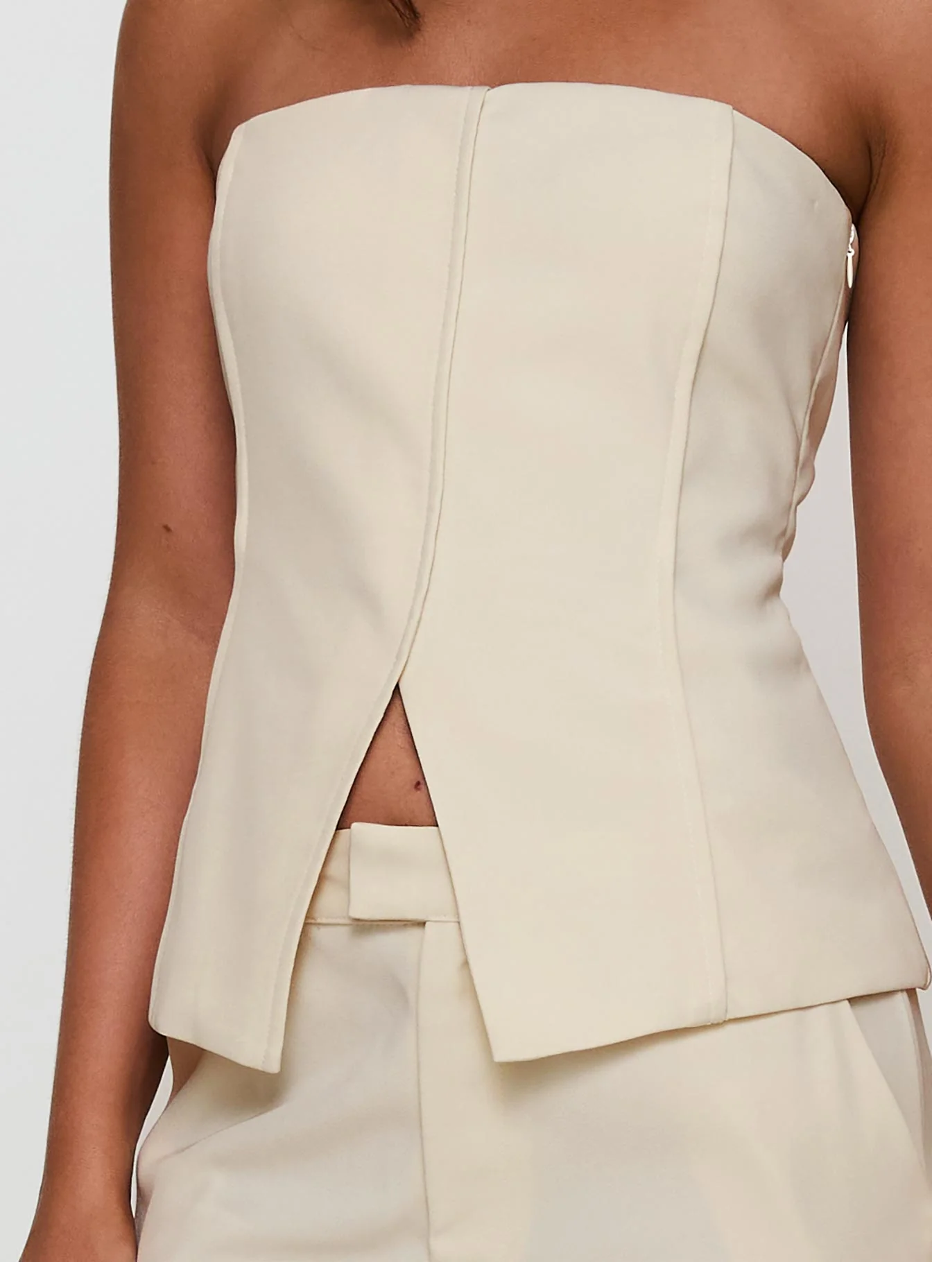 Lavish Living Strapless Top Cream - Image 6