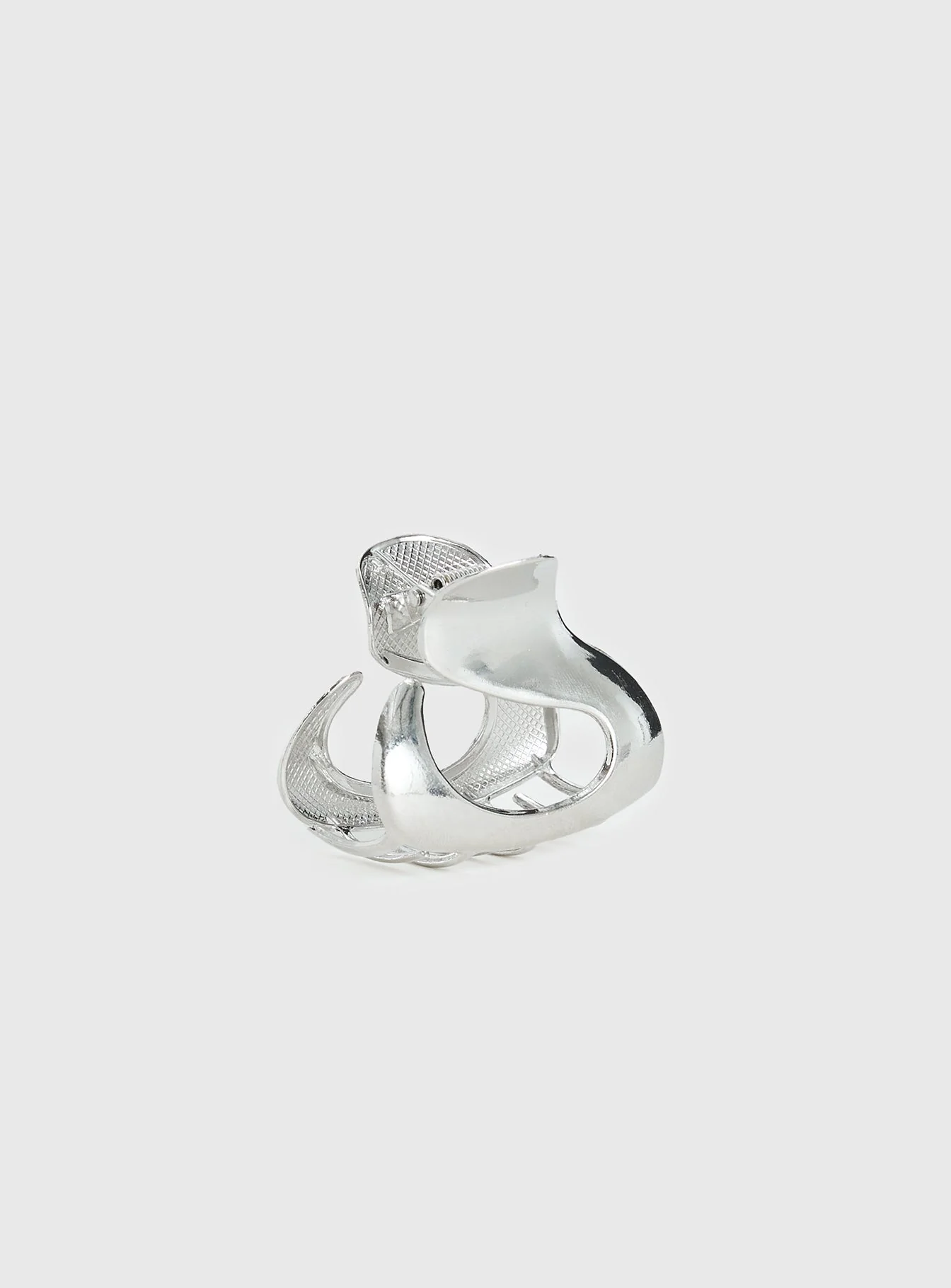 Layken Hair Clip Silver - Image 3