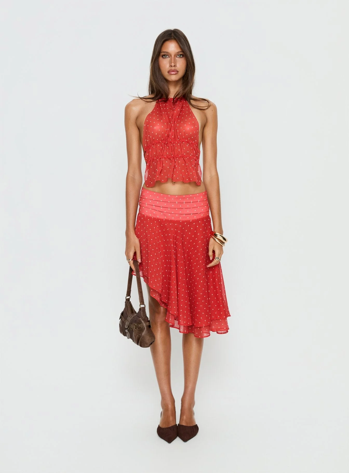 Legacy Halter Top Tomato Polka - Image 7