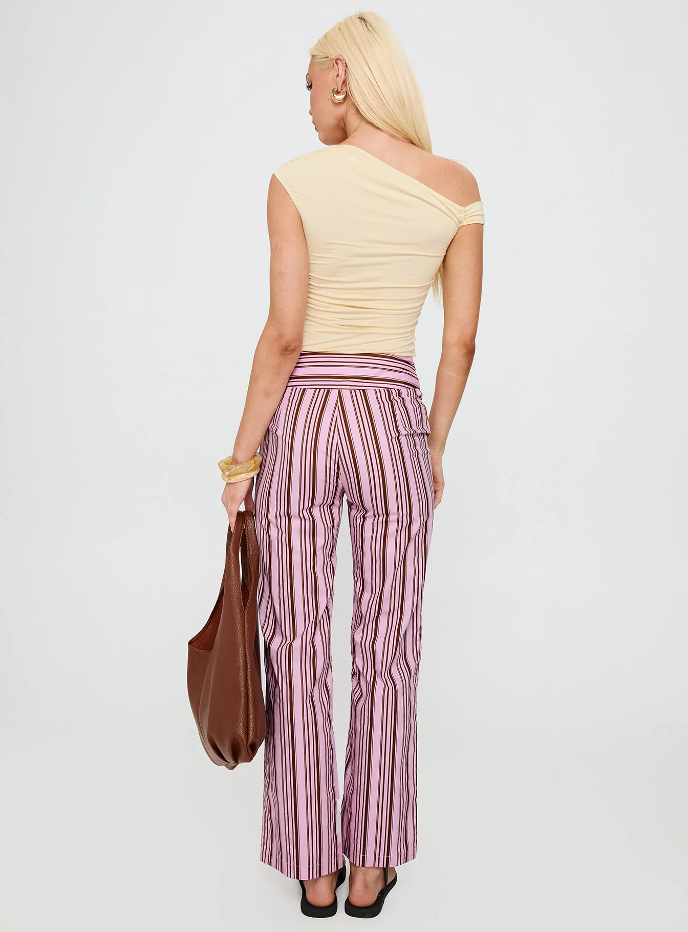 Leocadie Pants Pink Stripe - Image 5