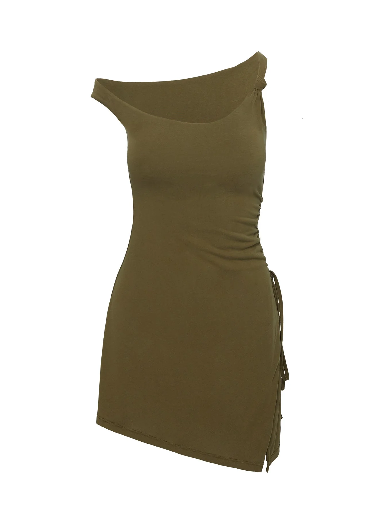 Let Me Love Mini Dress Olive - Image 5