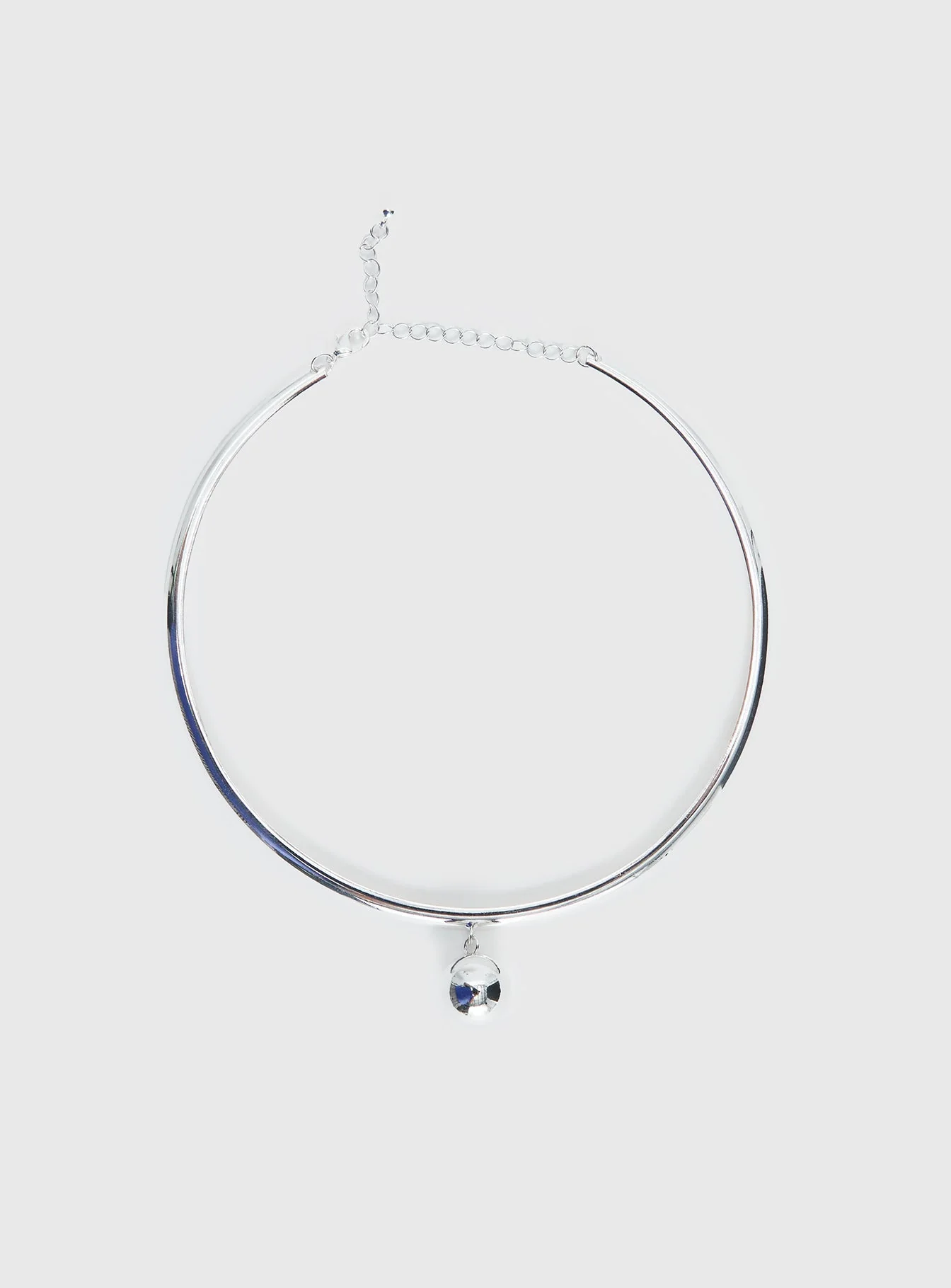 Lisbeth Pendant Necklace Silver - Image 2