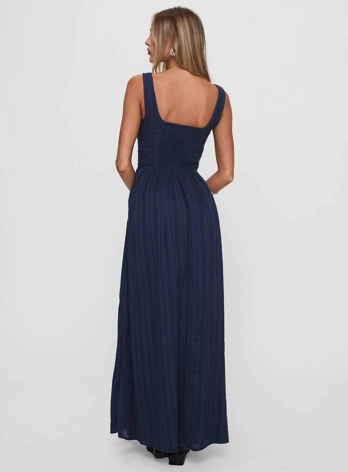 Lorinda Maxi Dress Navy - Image 5
