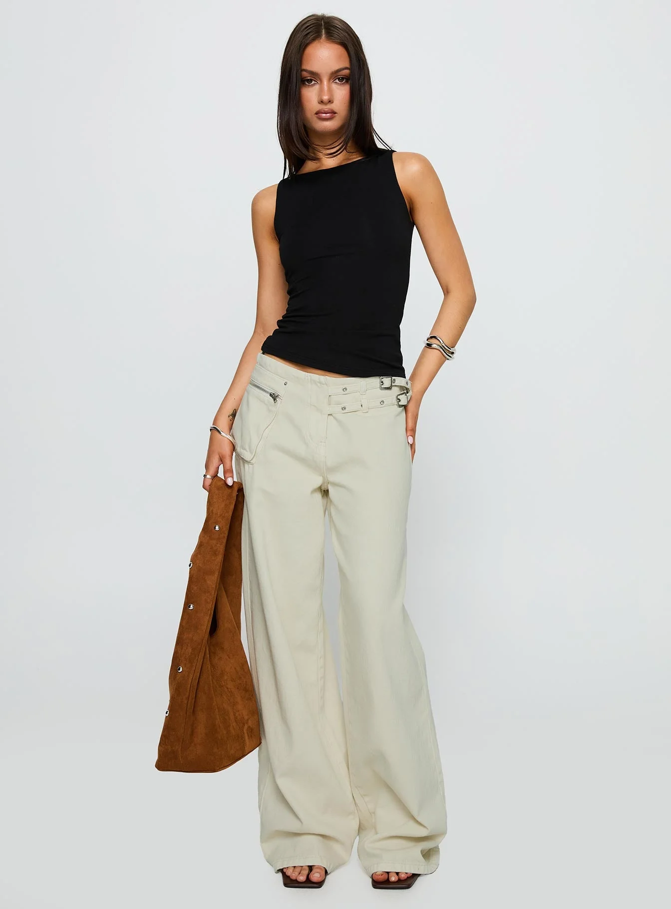 Lose Your Number High Neck Top Black - Image 3