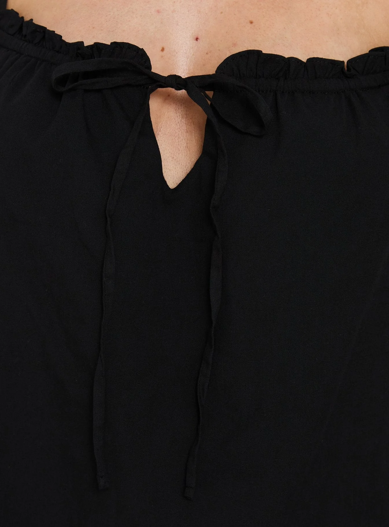 Loveless Strappy Babydoll Mini Dress Black - Image 5