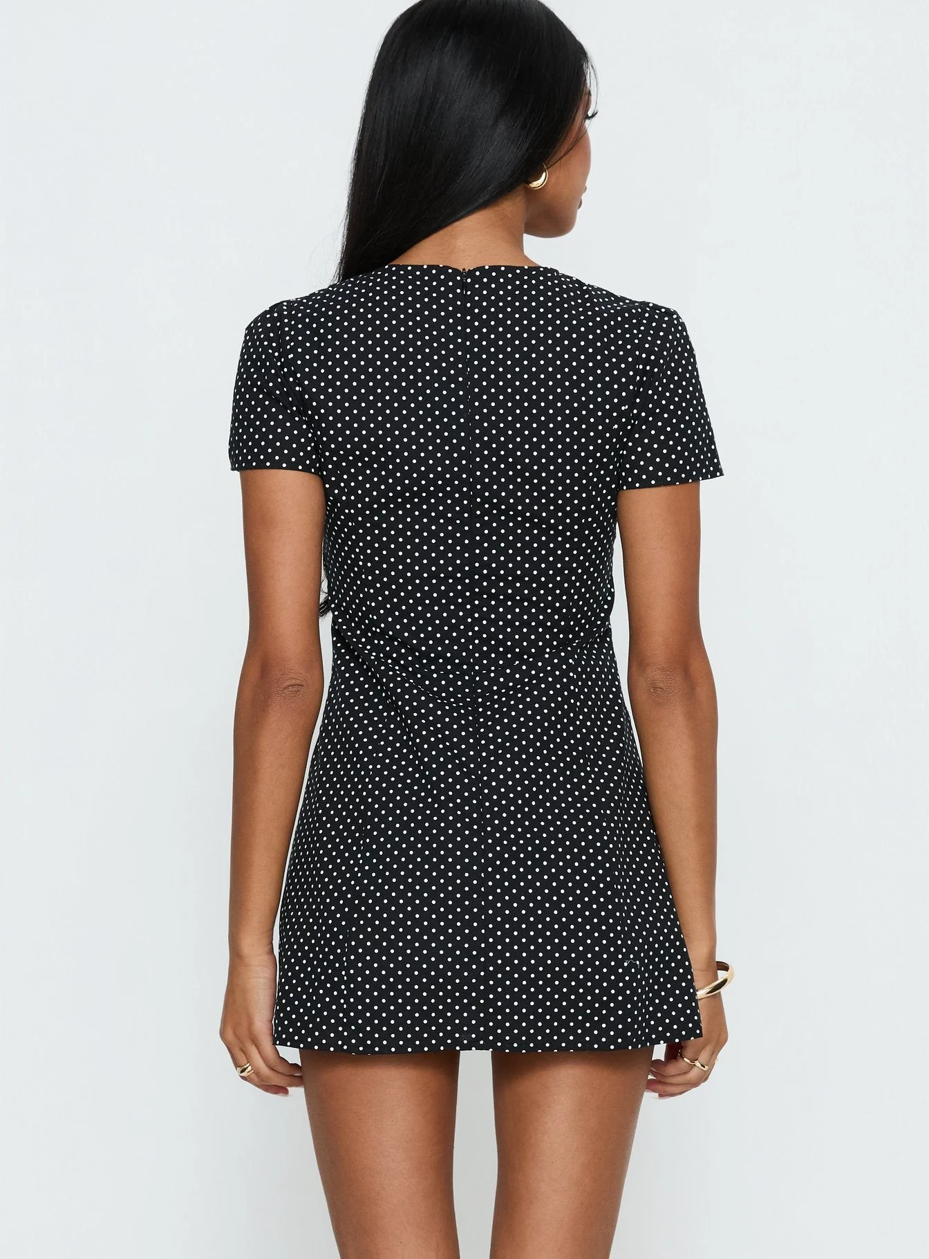 Loveliness Playsuit Black Polka - Image 5