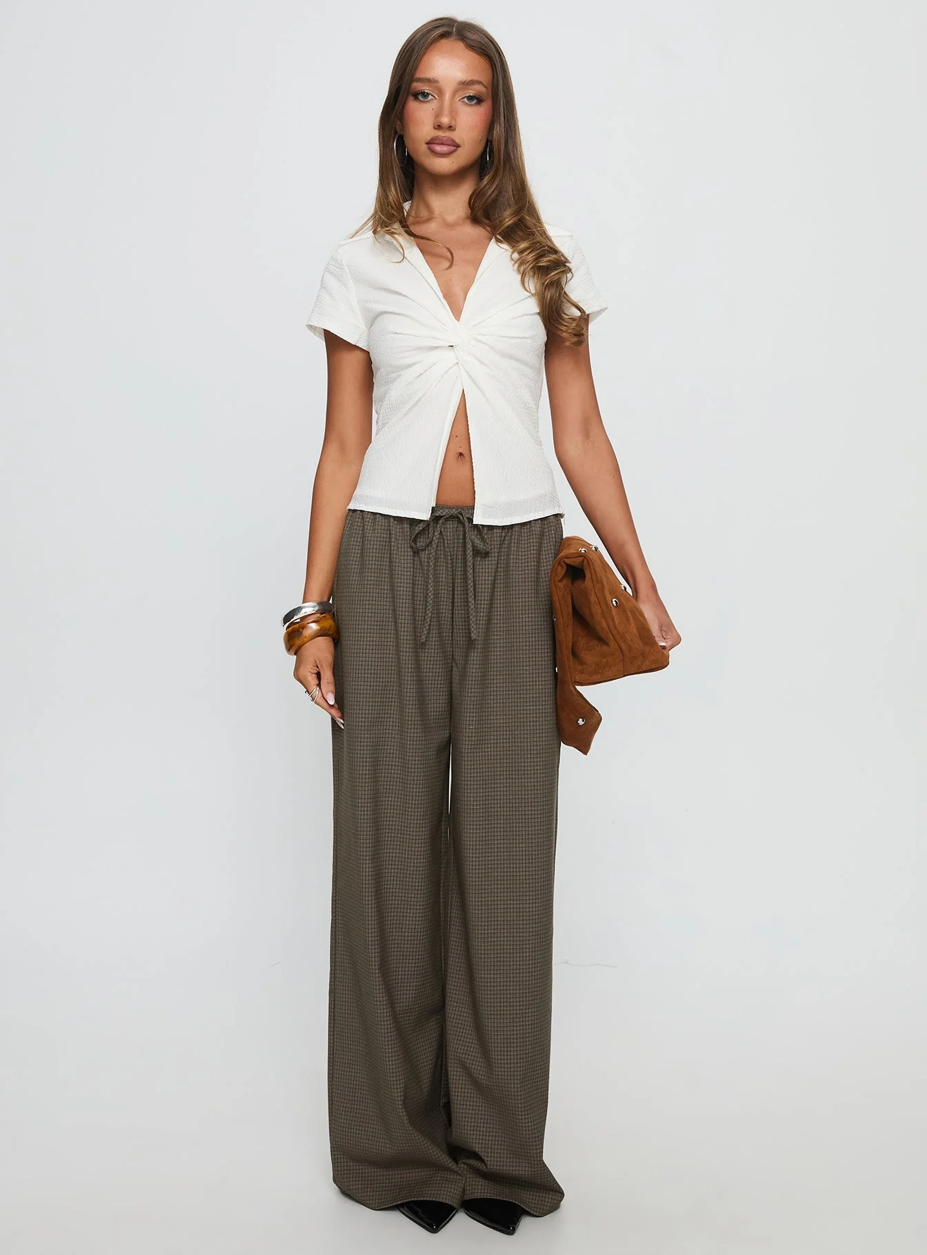 Lover Blues Twist Top White - Image 7