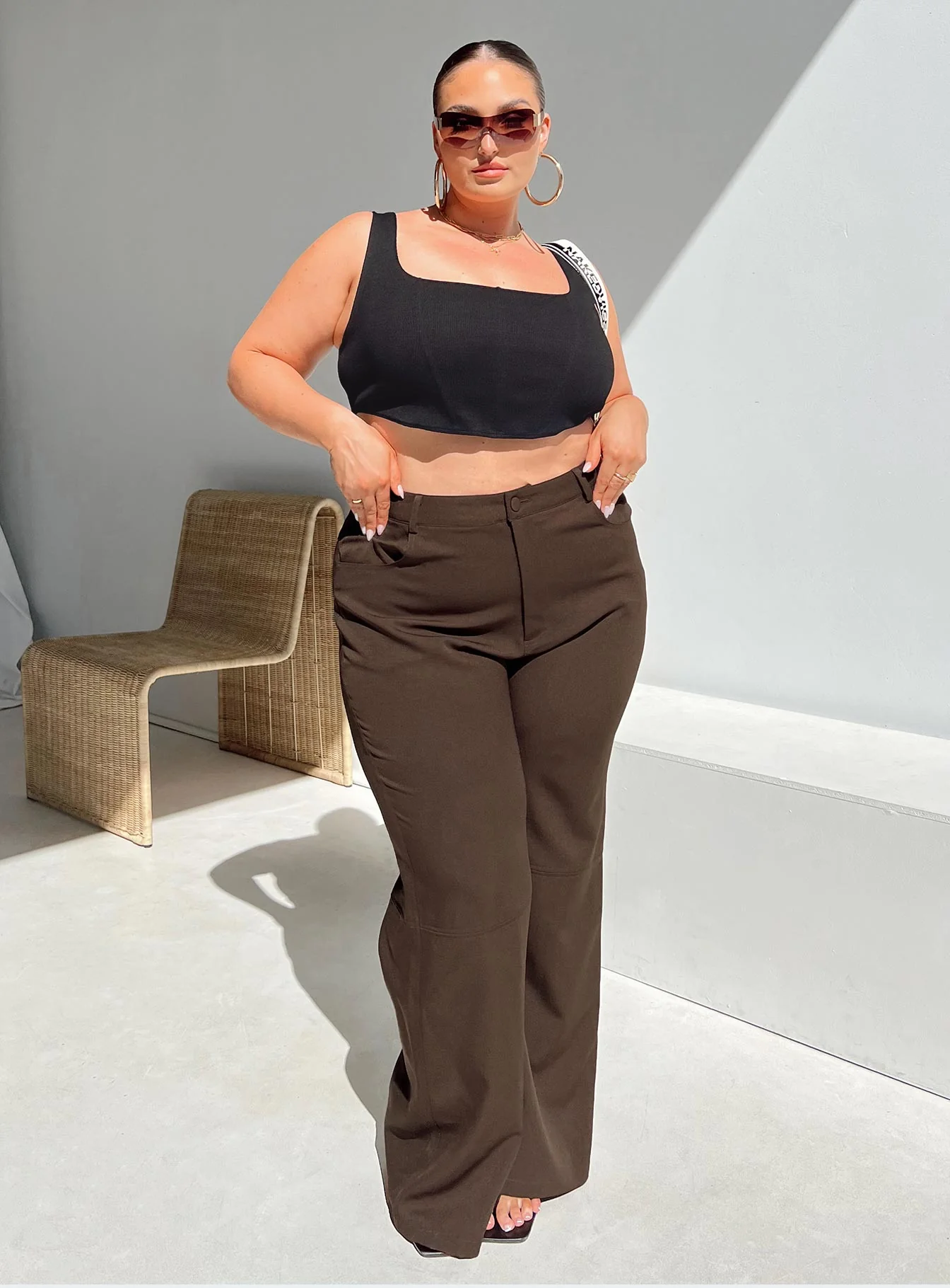 Lulu Pants Brown Curve - Image 3