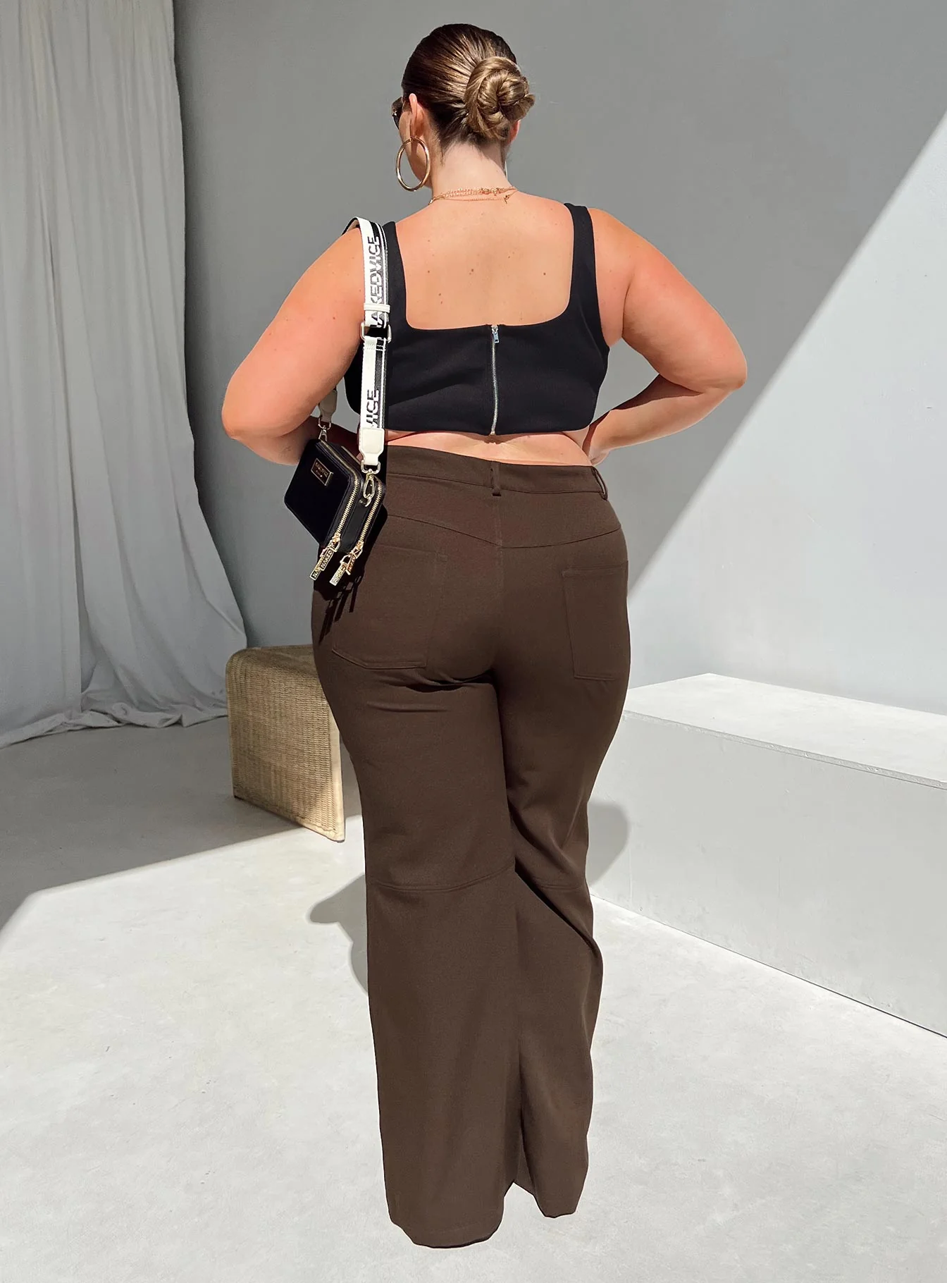 Lulu Pants Brown Curve - Image 4