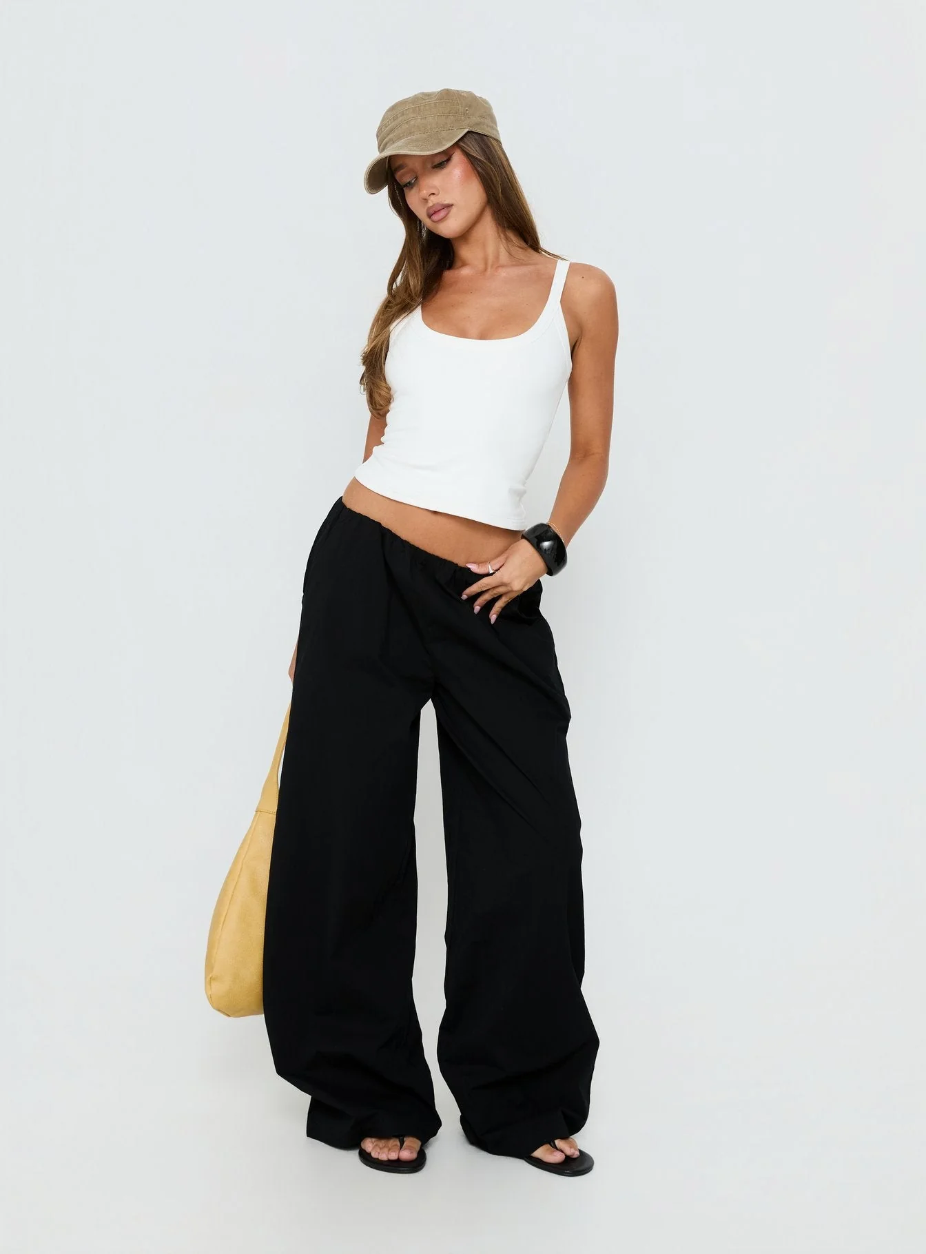 Lunea Concealed Waistband Pants Black - Image 3