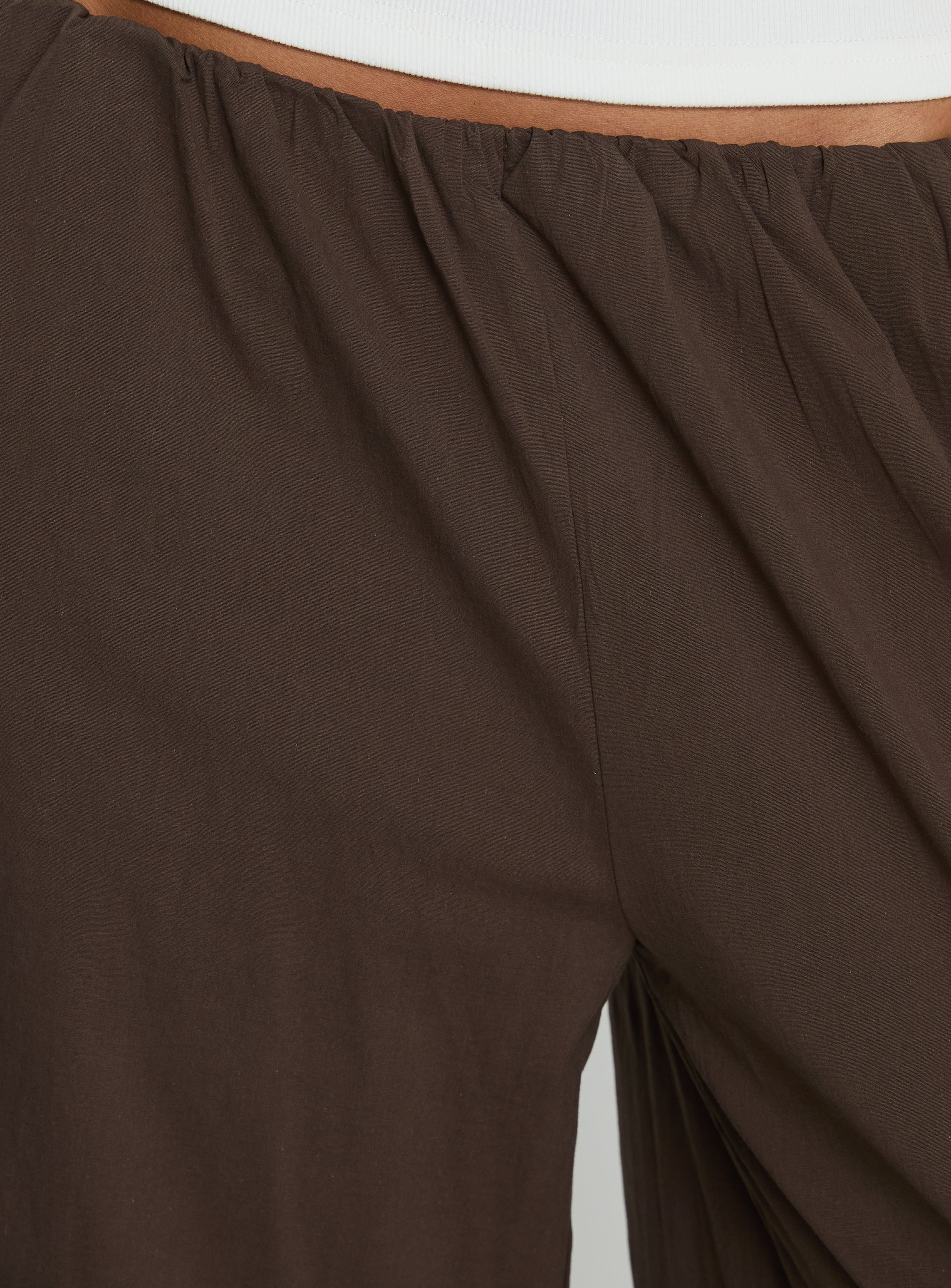 Lunea Concealed Waistband Pants Brown - Image 6