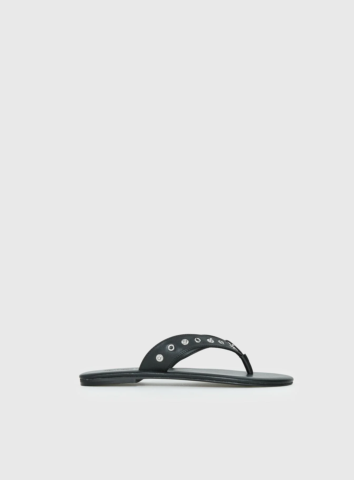 Lyana Eyelet Detail Sandals Black - Image 2