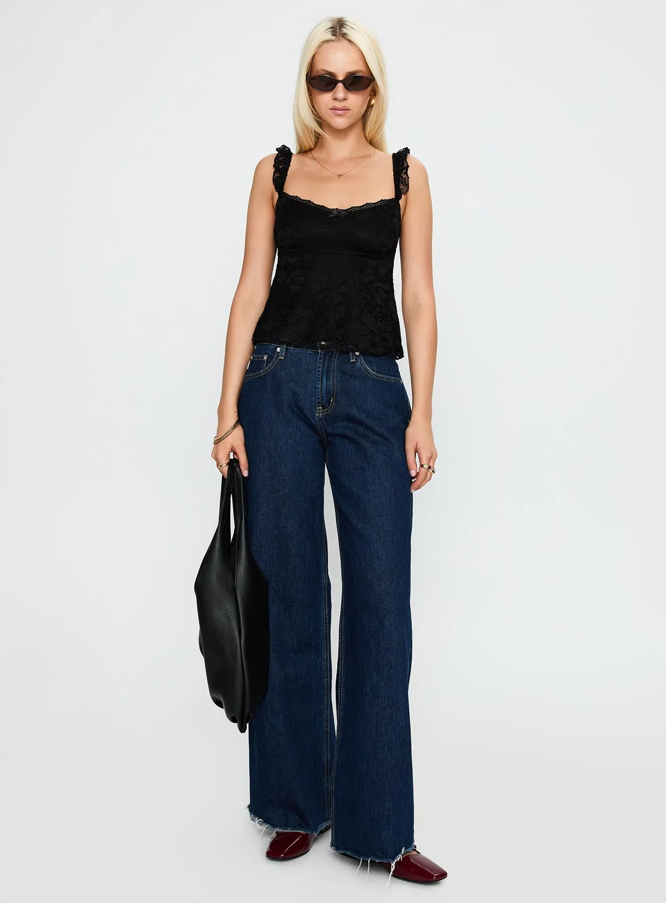 Madaleine Lace Top Black - Image 3