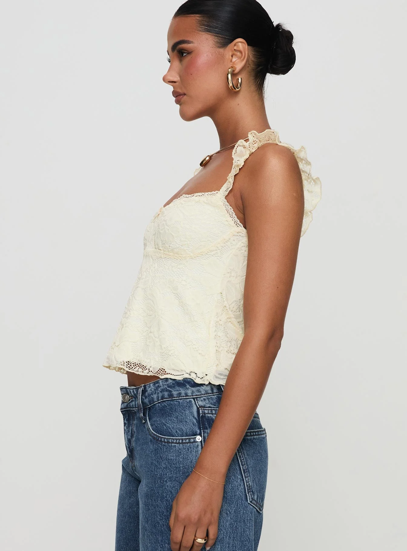 Madaleine Lace Top Cream - Image 4