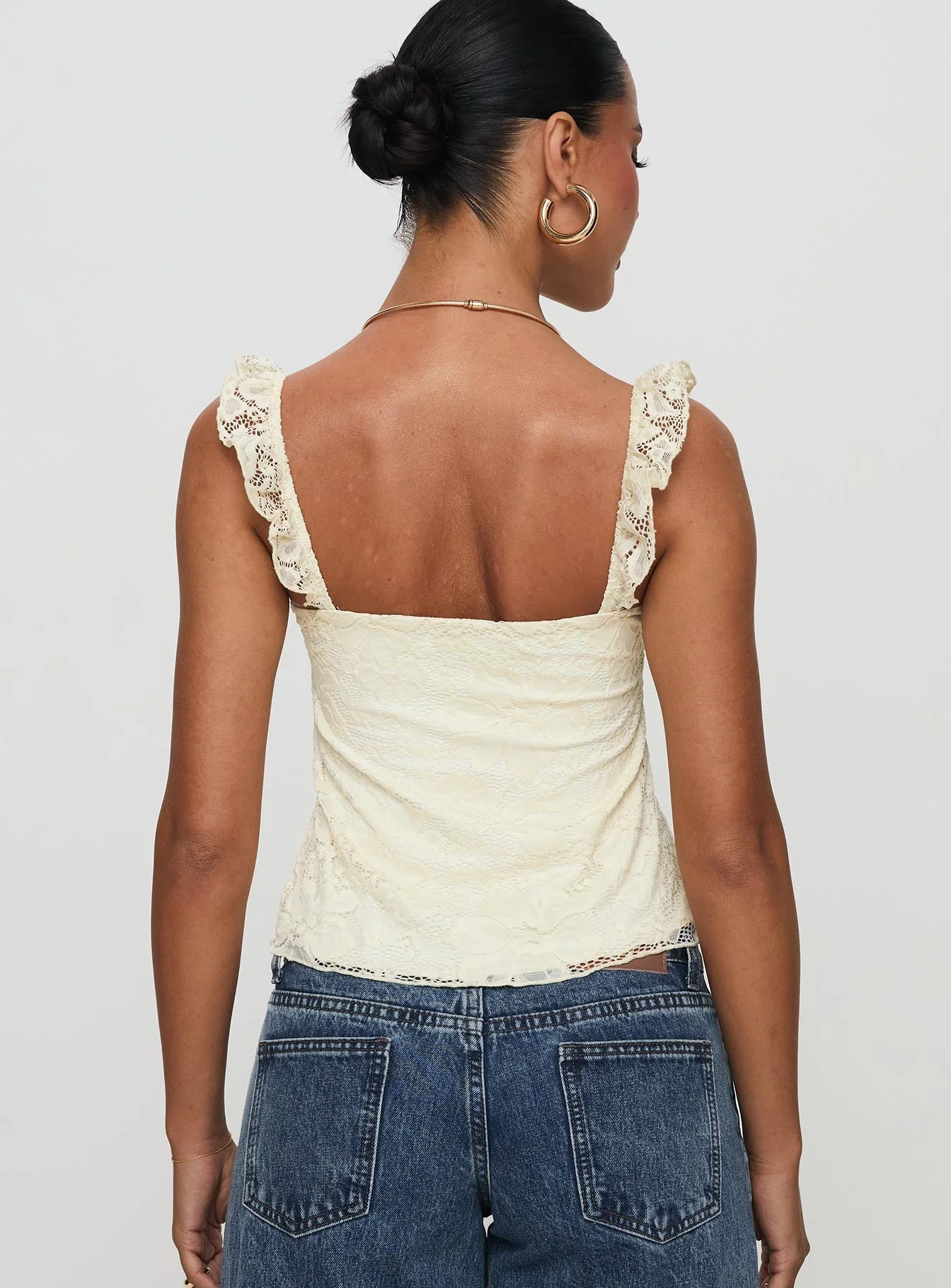 Madaleine Lace Top Cream - Image 5