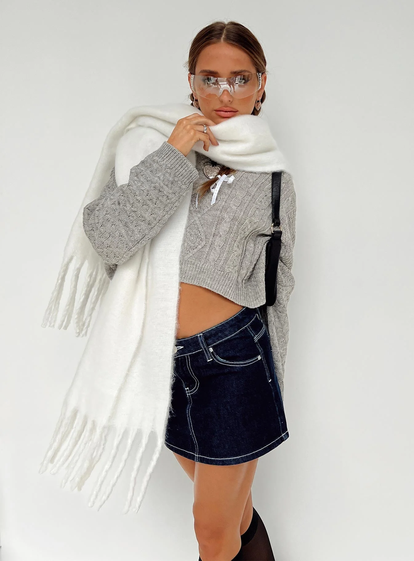 Mallan Scarf Cream - Image 4