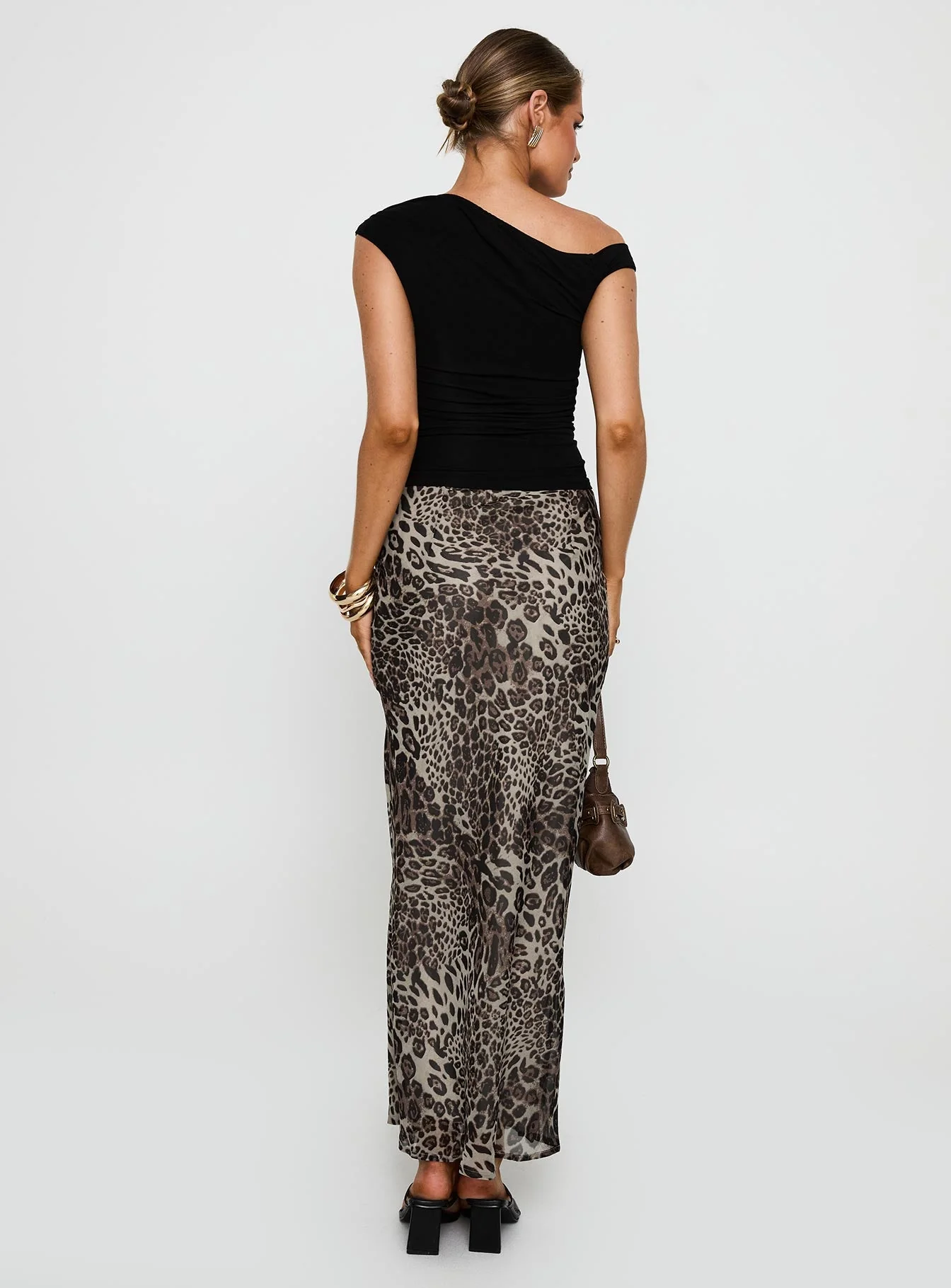 Manda Maxi Skirt Leopard - Image 5