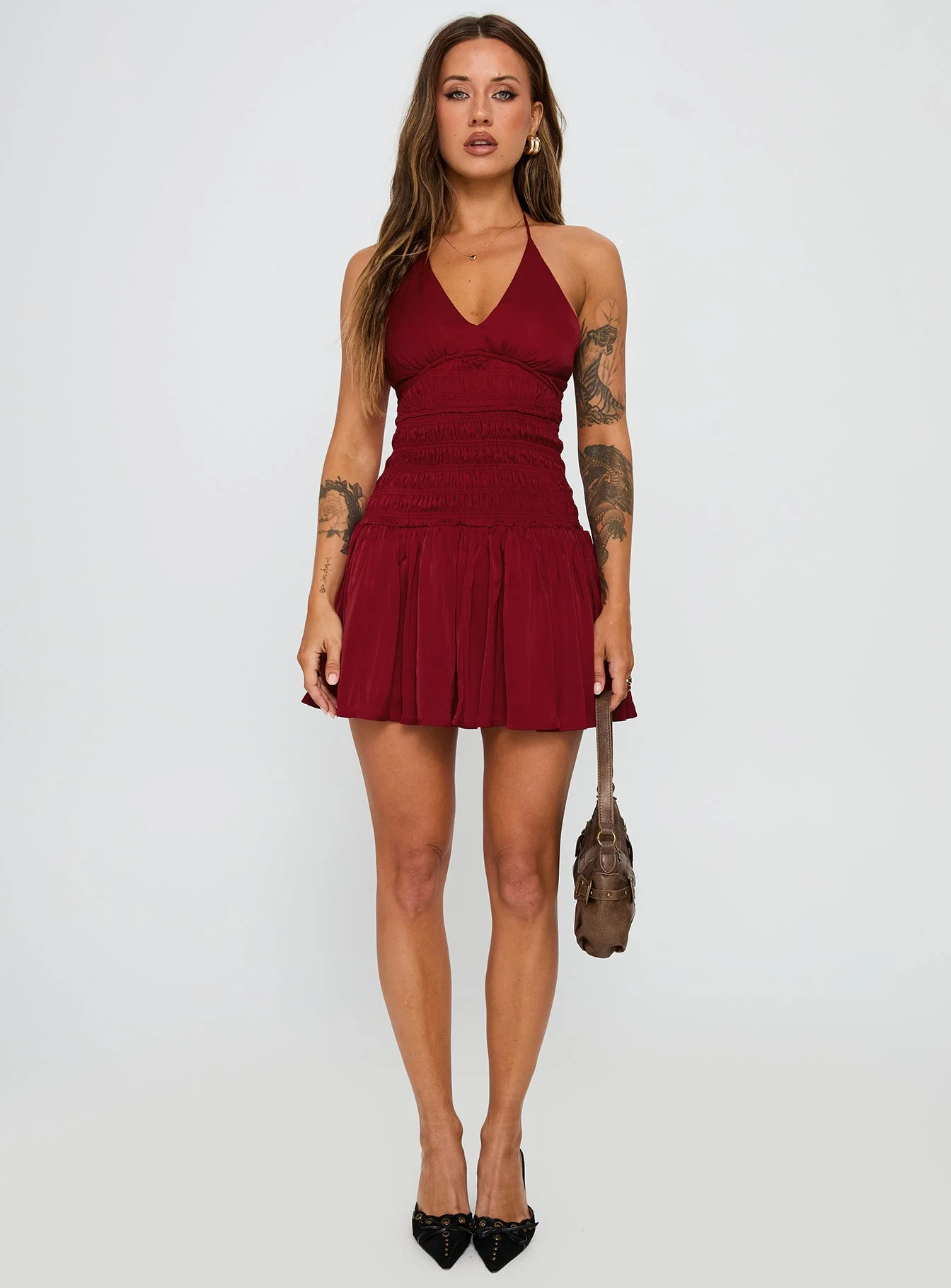 Mariachi Mini Dress Red - Image 6