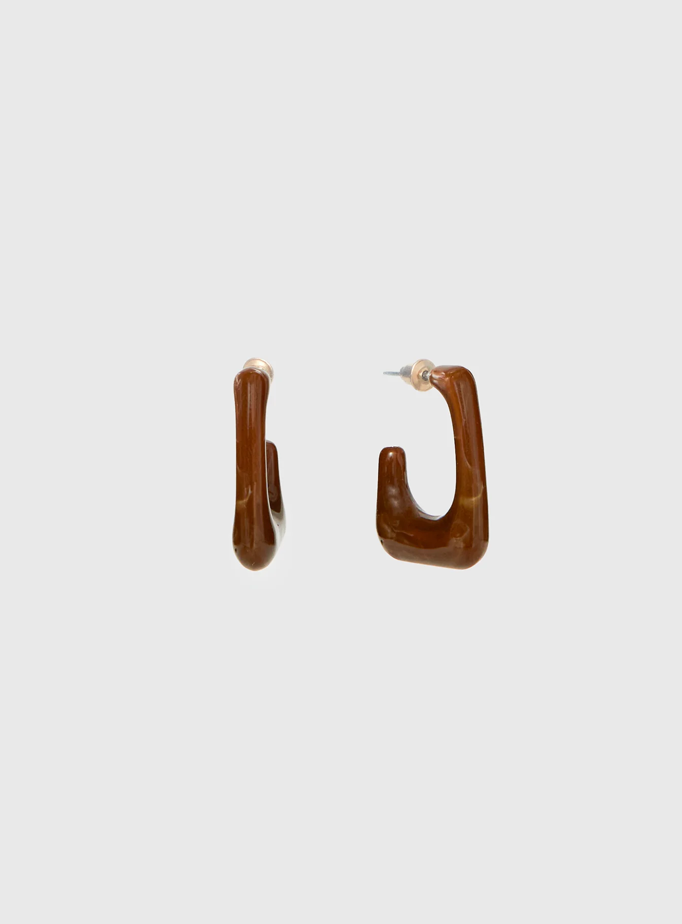 Marnee Earrings Brown - Image 2