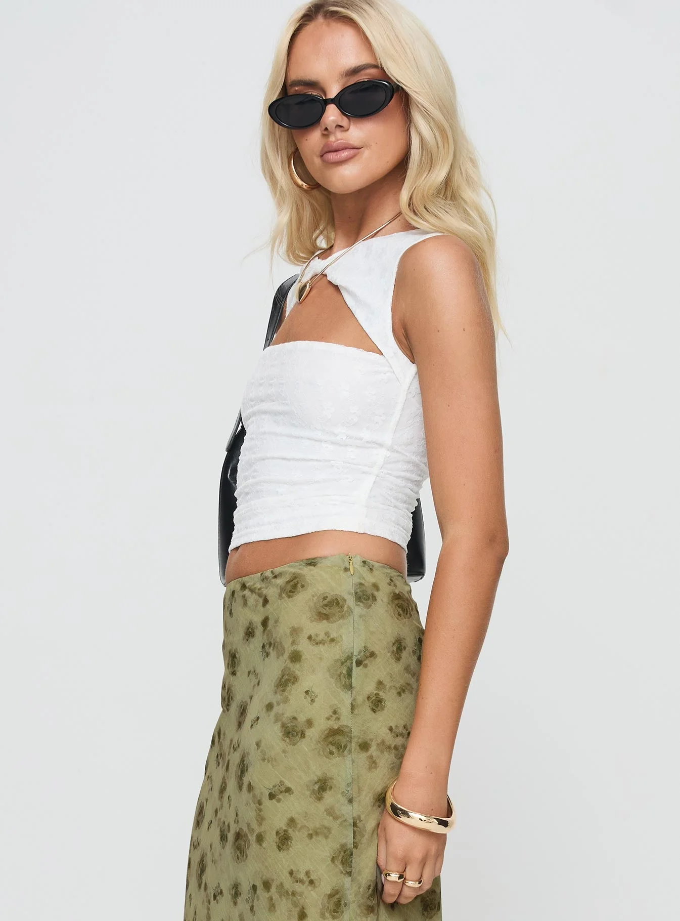Martiney Twisted Tank Top White - Image 4