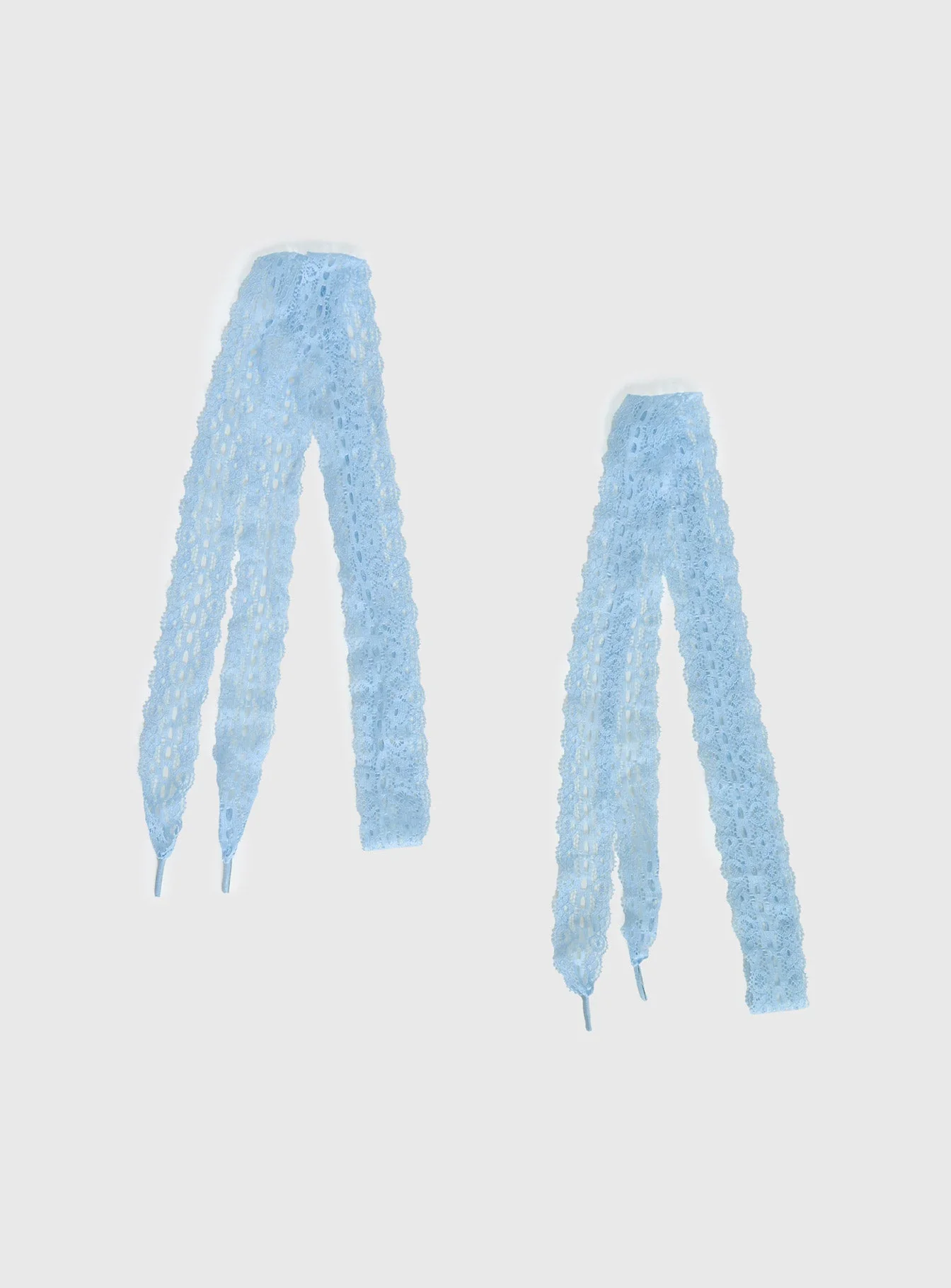 Masonne Lace Shoelaces Blue - Image 2
