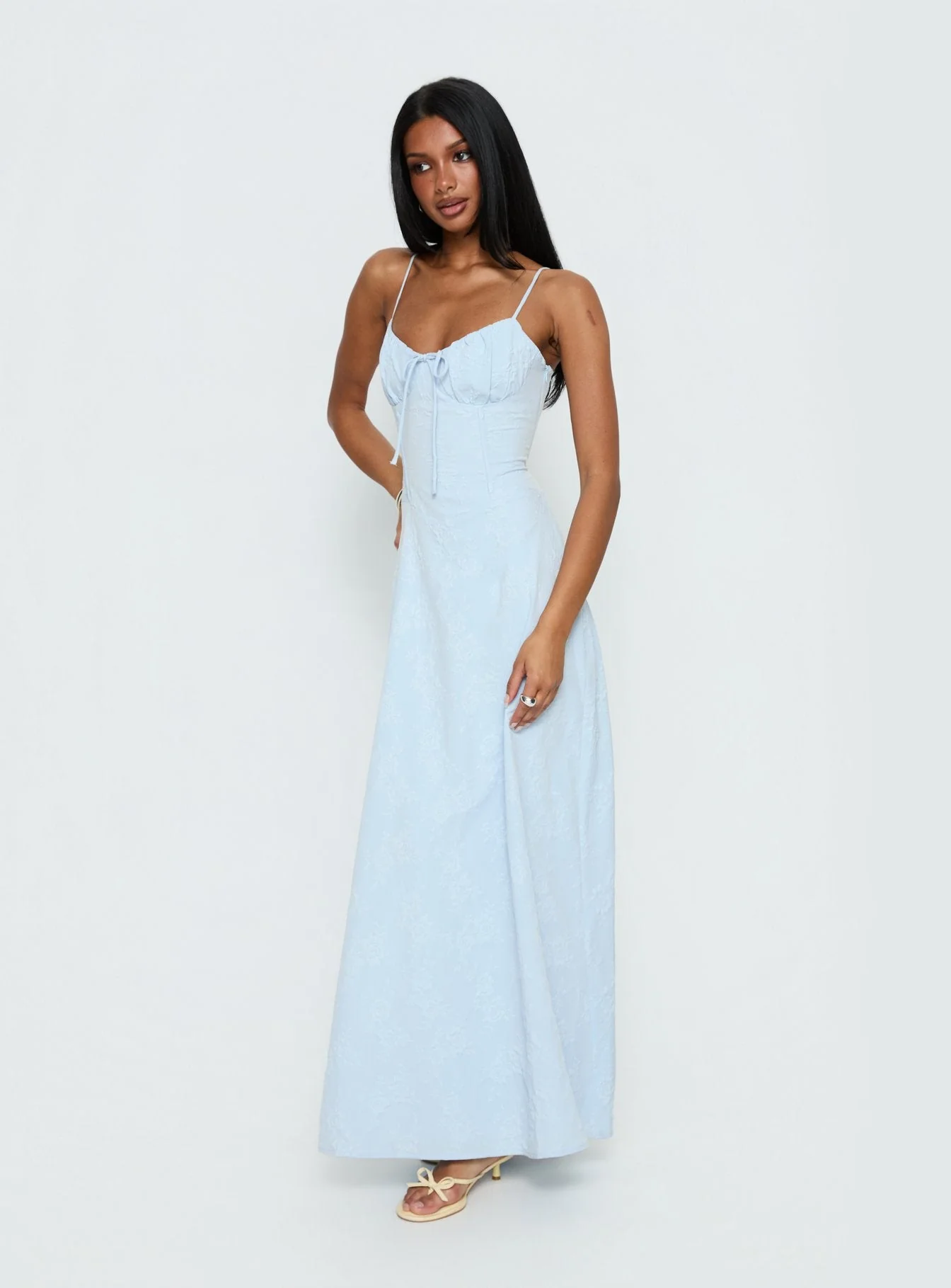 Members Only Maxi Dress Blue - Image 3
