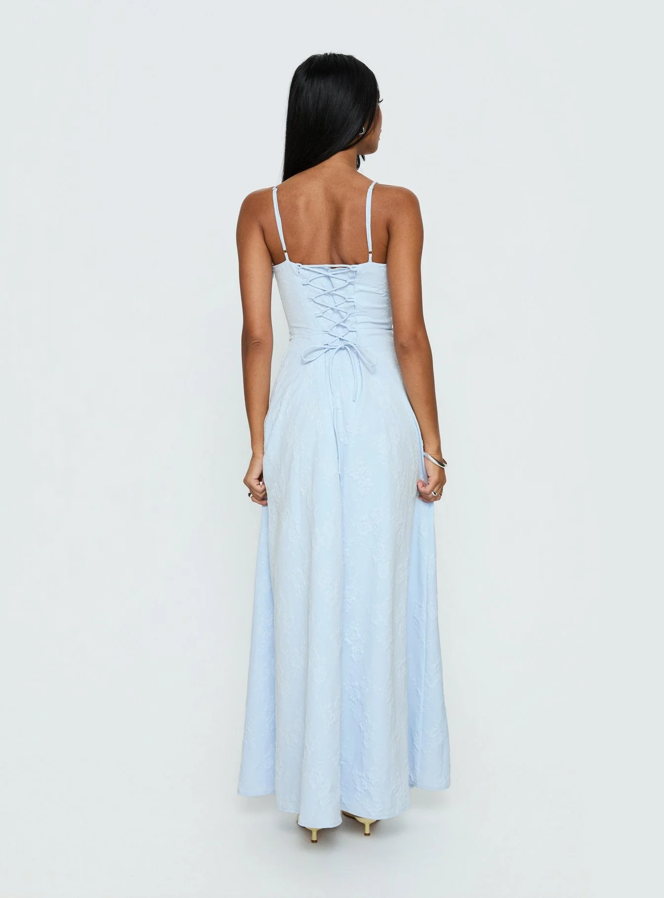 Members Only Maxi Dress Blue - Image 4