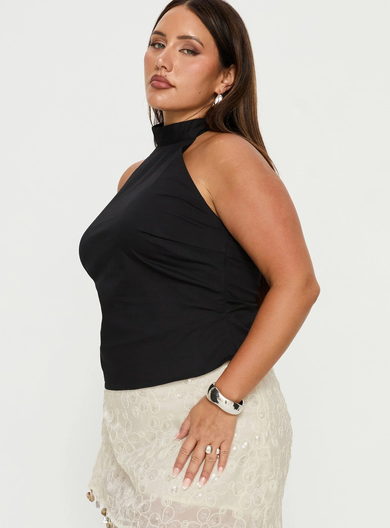 Merril Halter Top Black Curve - Image 4