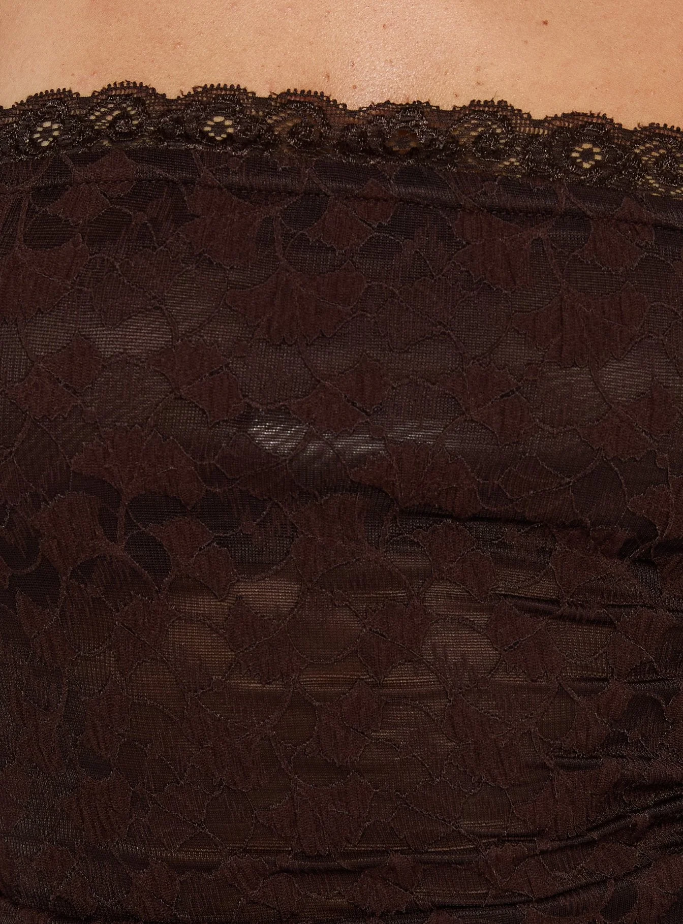 Mochapella Strapless Top Chocolate - Image 6