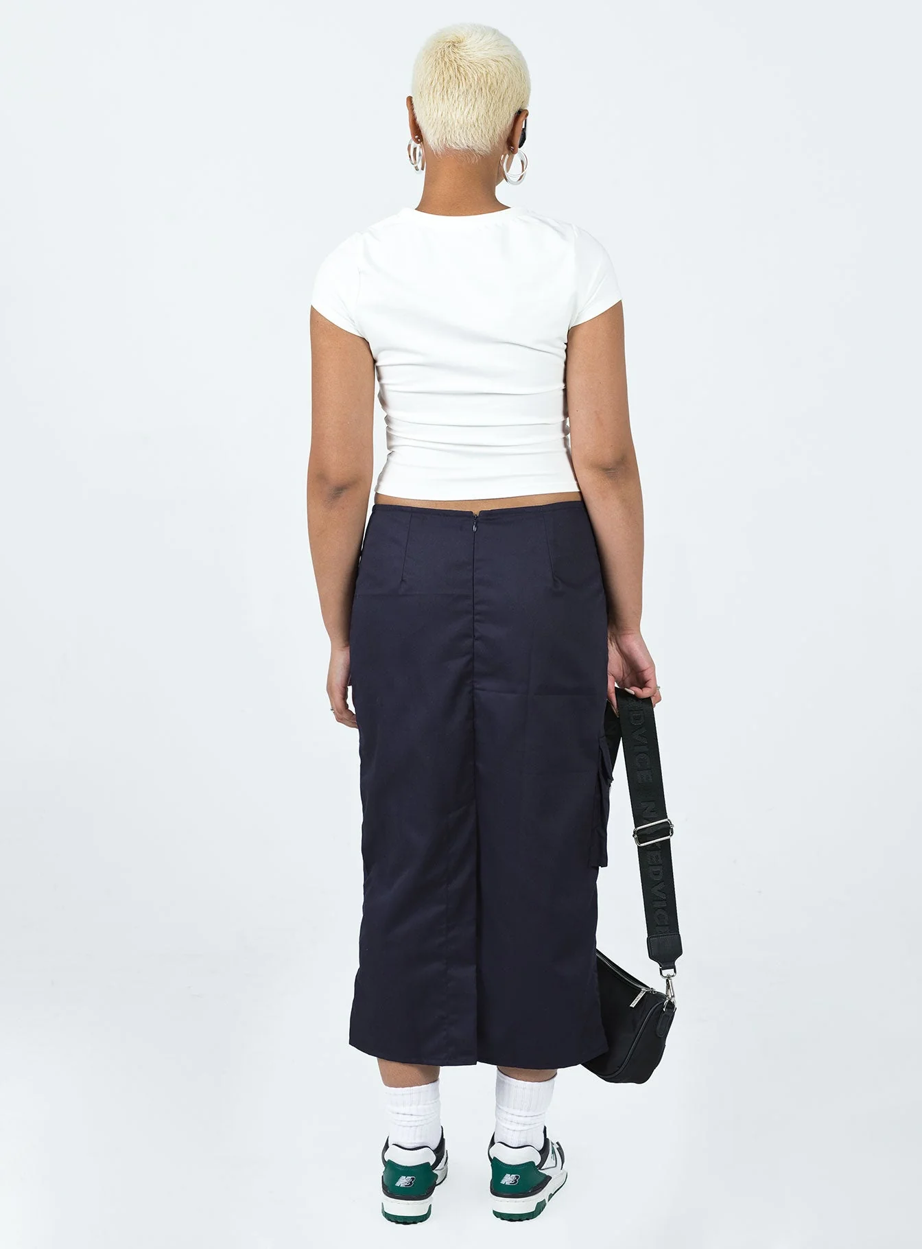 Motel Enore Skirt Navy - Image 5