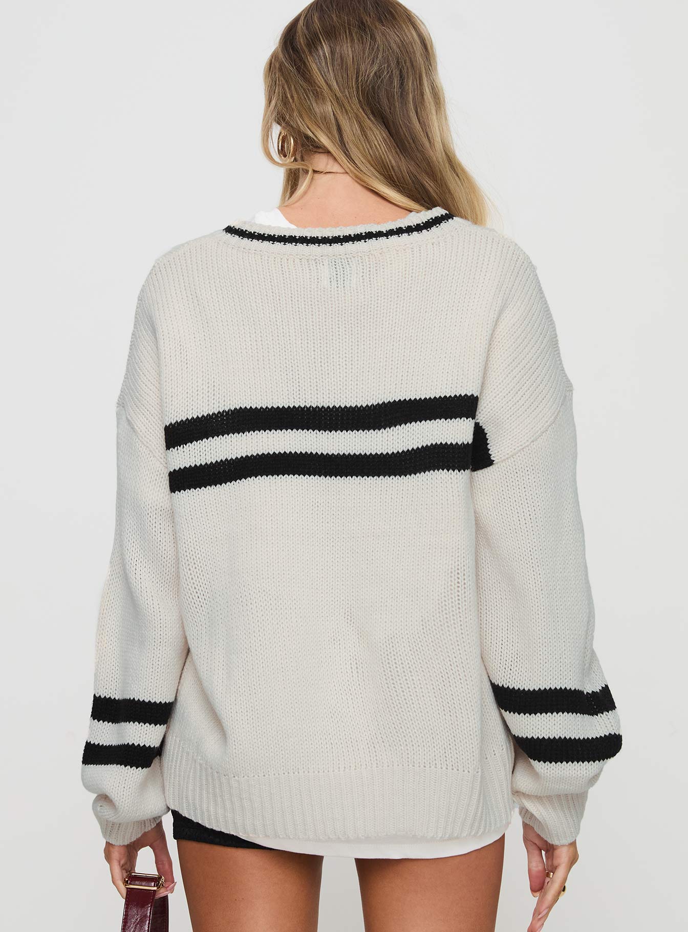 Mystique Knit Sweater Cream - Image 5