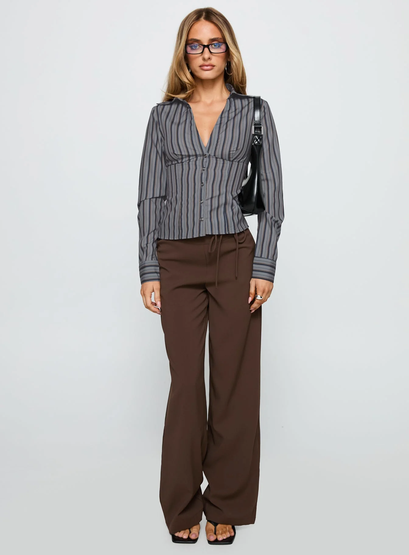 New Favourite Top Grey Stripe - Image 3