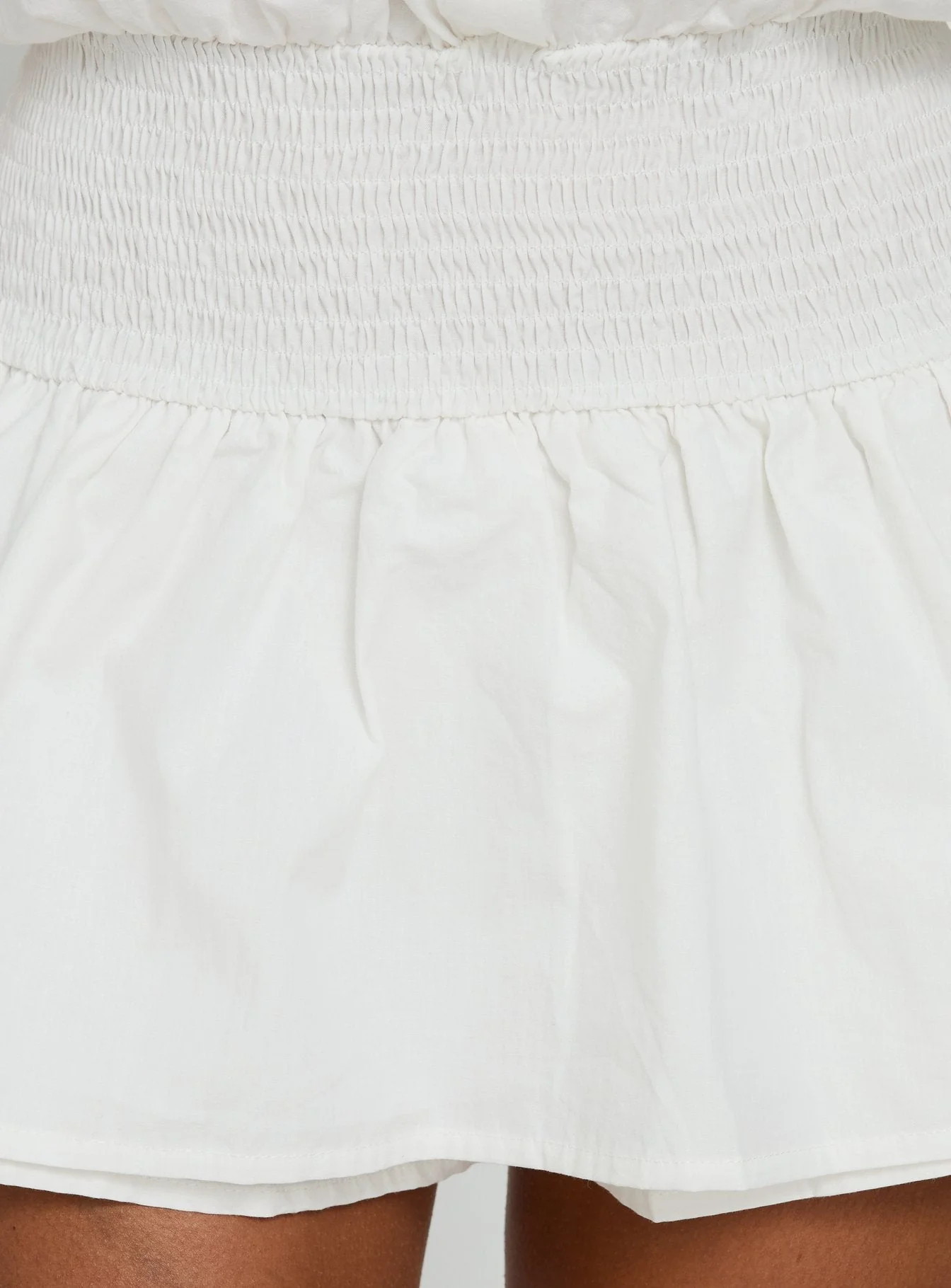 Nilufer Collared Playsuit White - Image 7