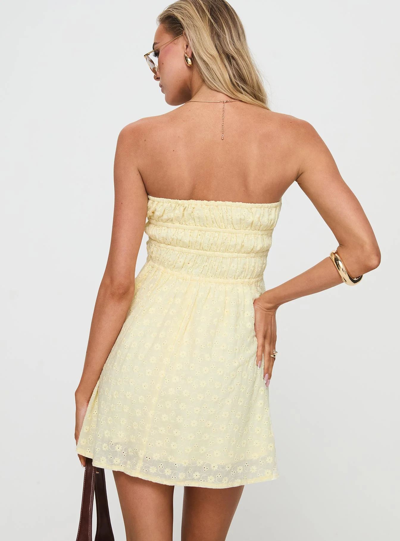 Nnarlia Mini Dress Lemon - Image 5