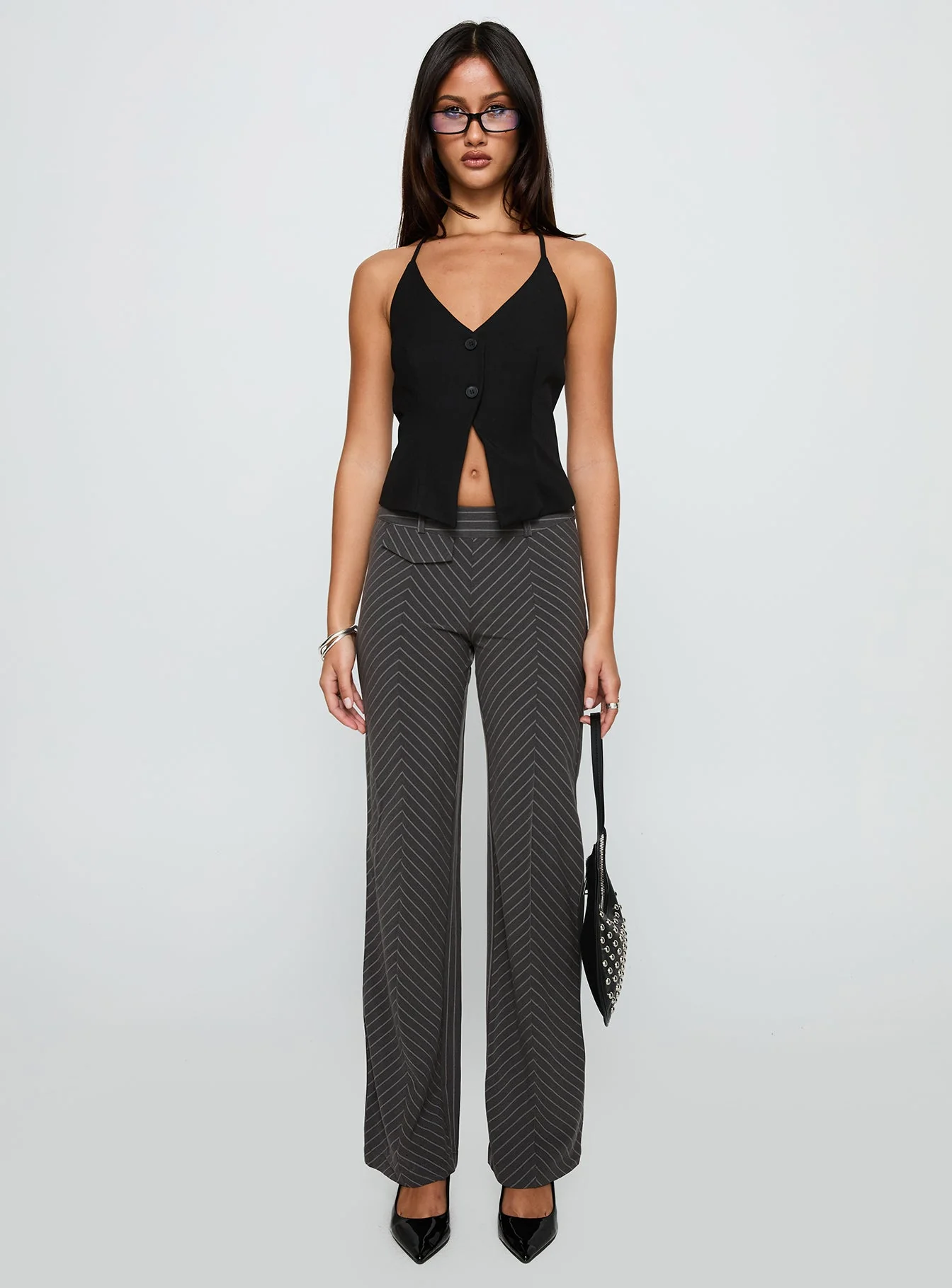 No Sleep Halter Top Black - Image 7