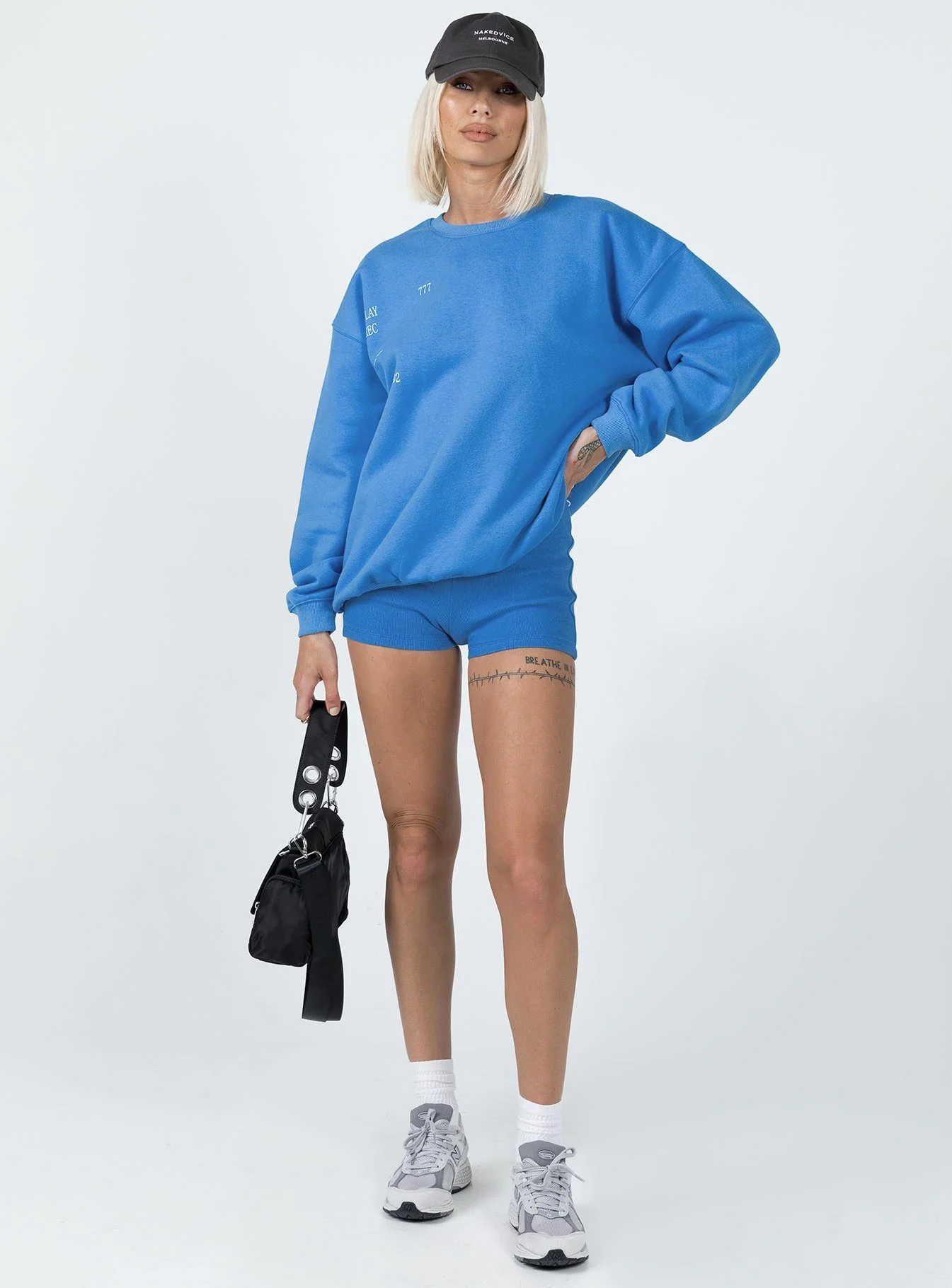 Bailey Bike Short Blue - Image 3