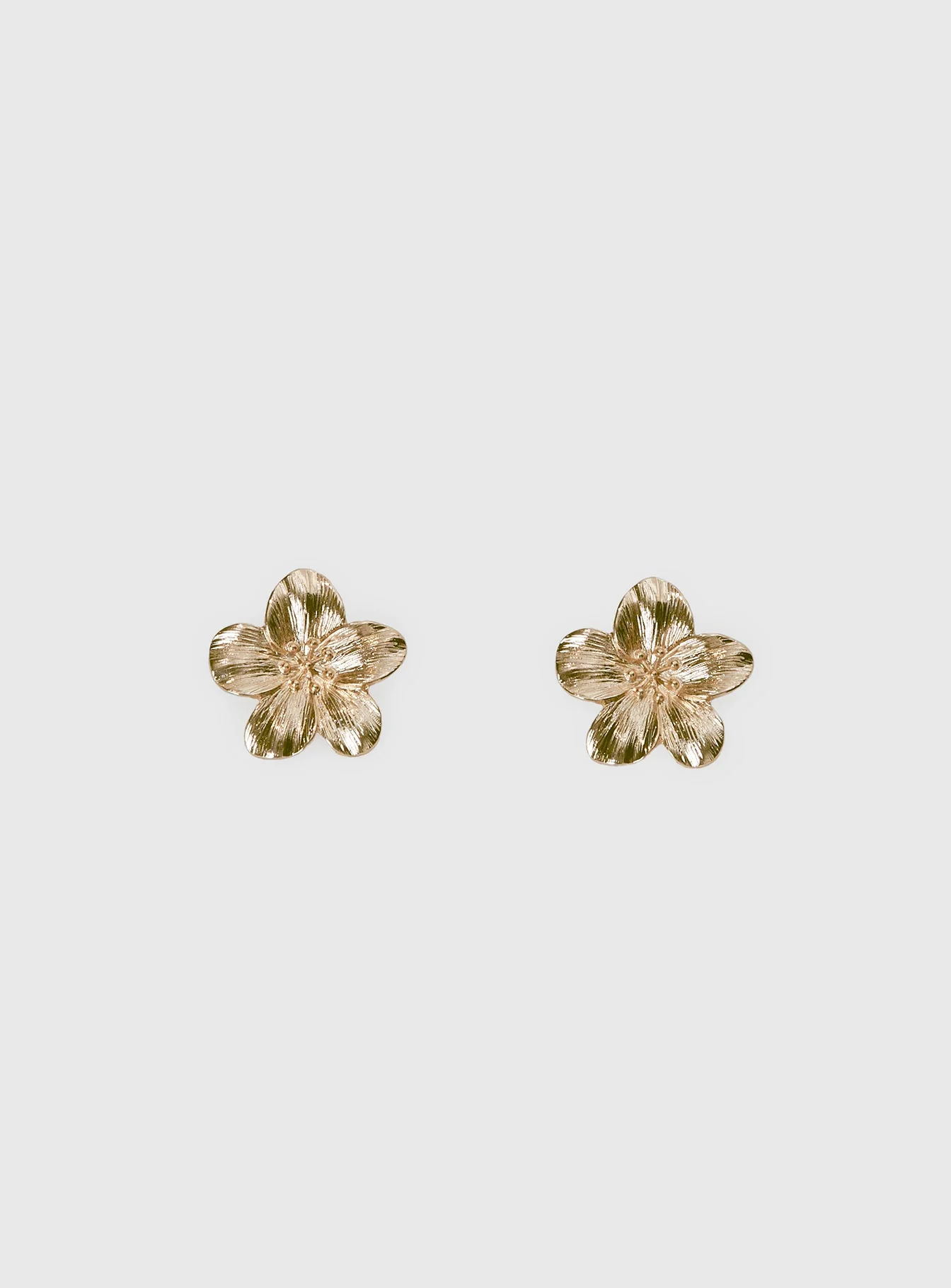 Posie Earrings Gold - Image 2
