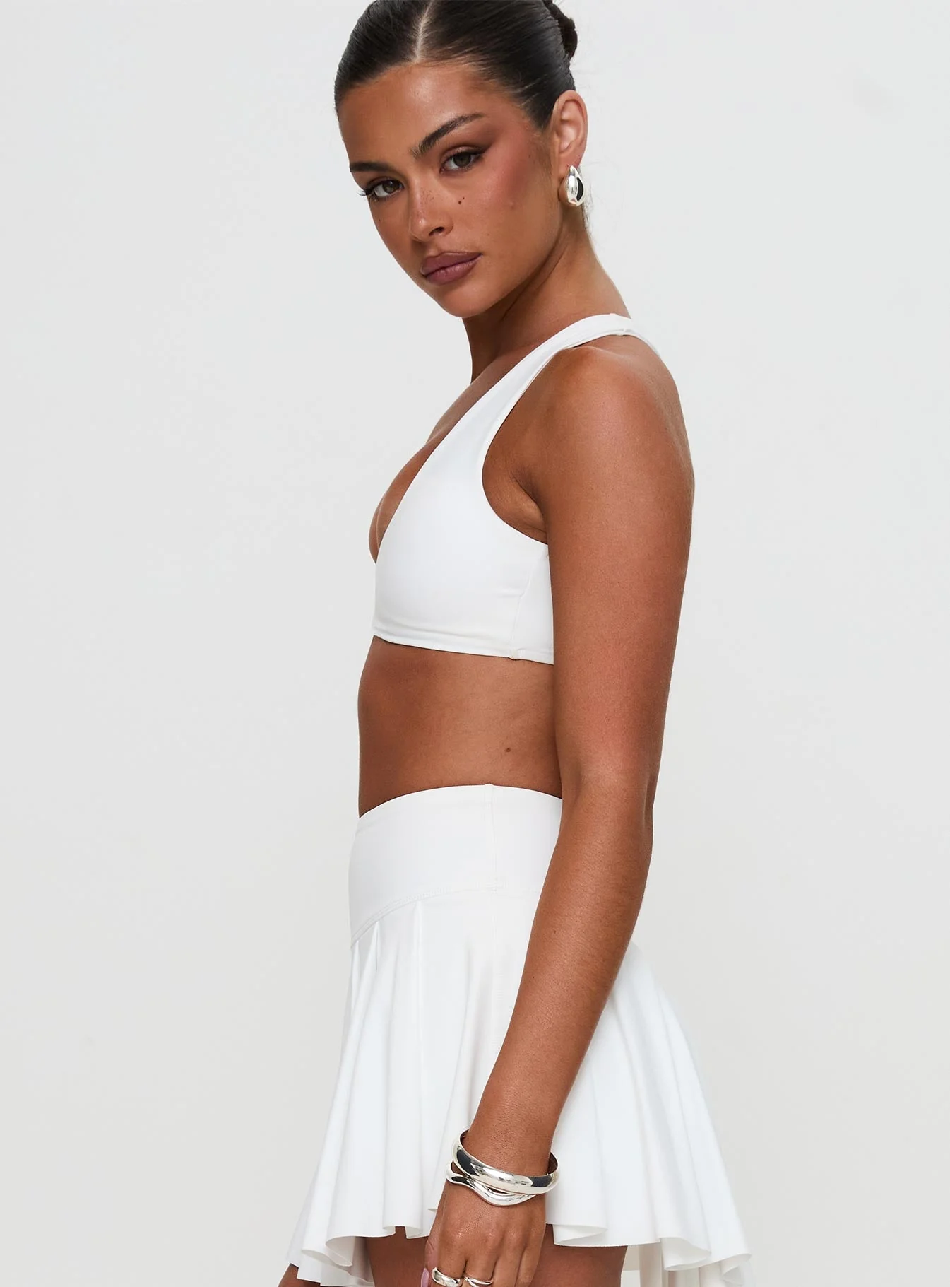Pulse Active Halter Crop White - Image 4