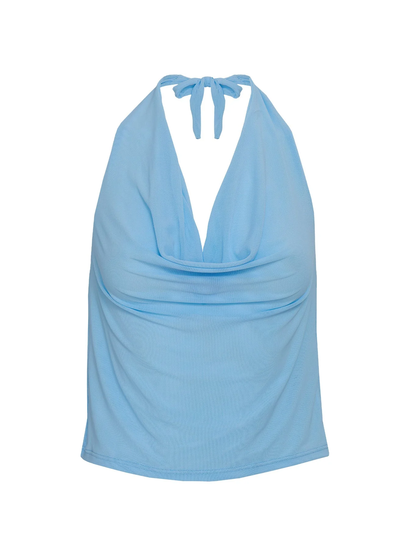 Pure Heart Halter Cover Up Top Blue - Image 5