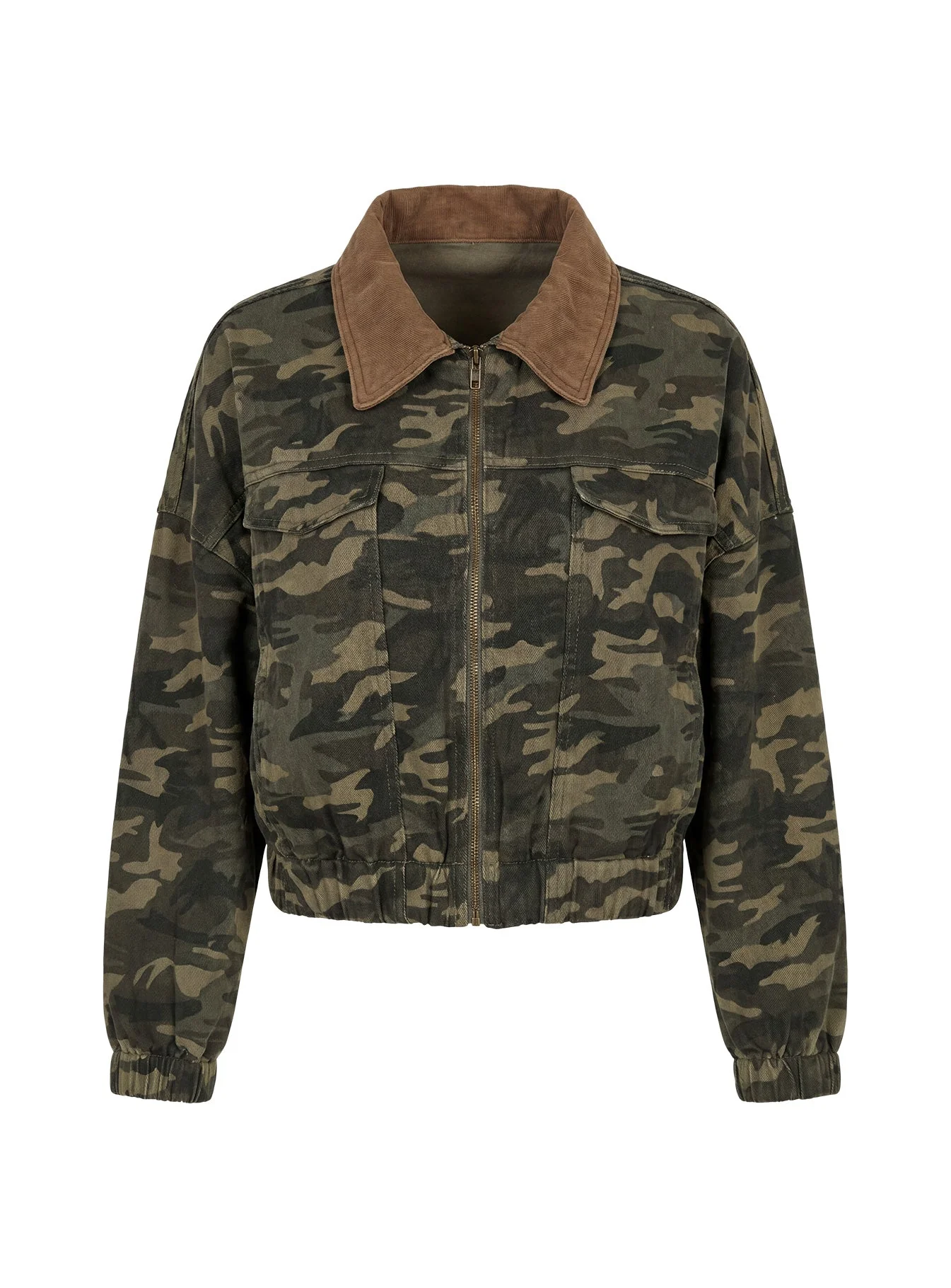 Ramix Oversized Bomber Jacket Camo - Image 10